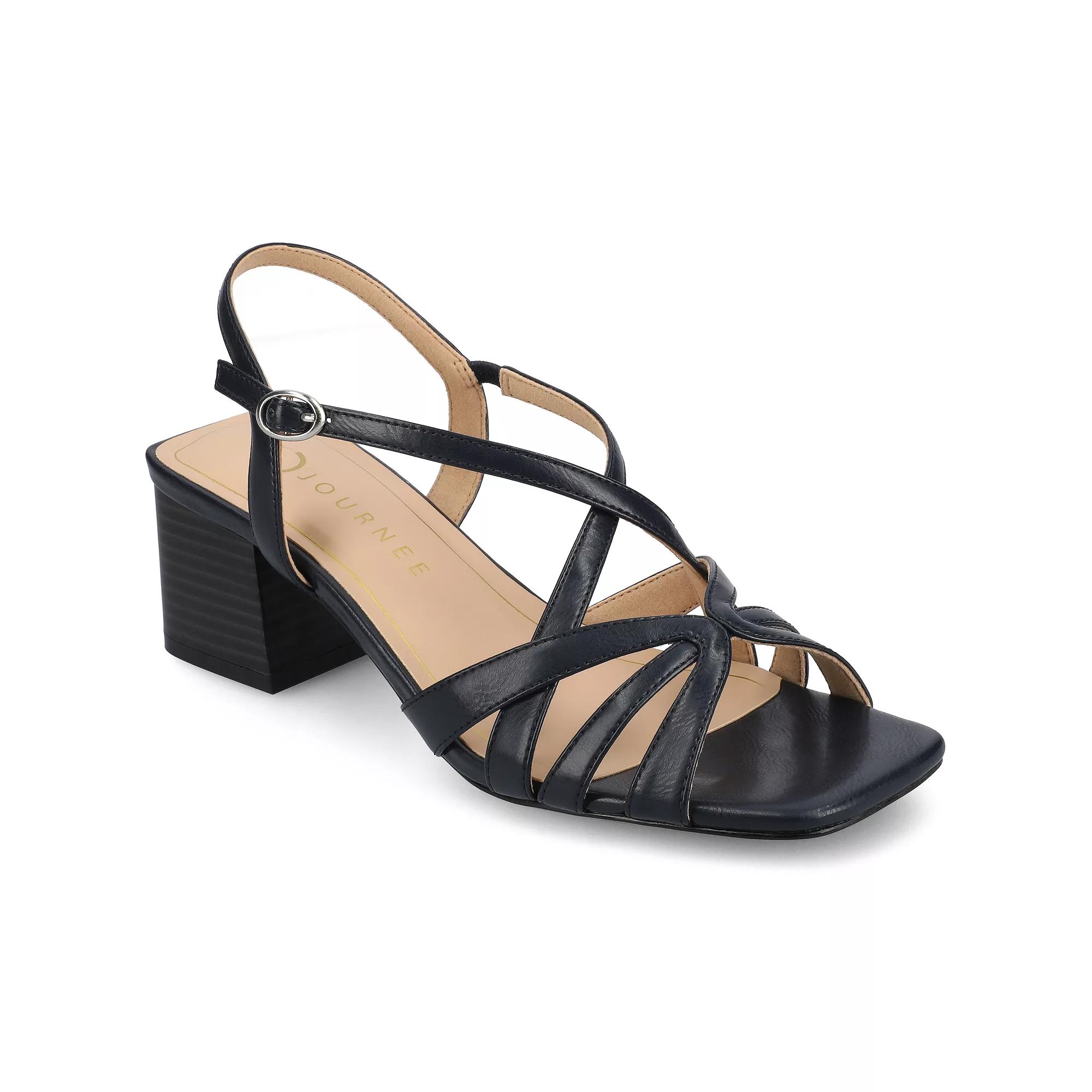 Journee Shyla Women's Block Heel Dress Sandals,  Product Image