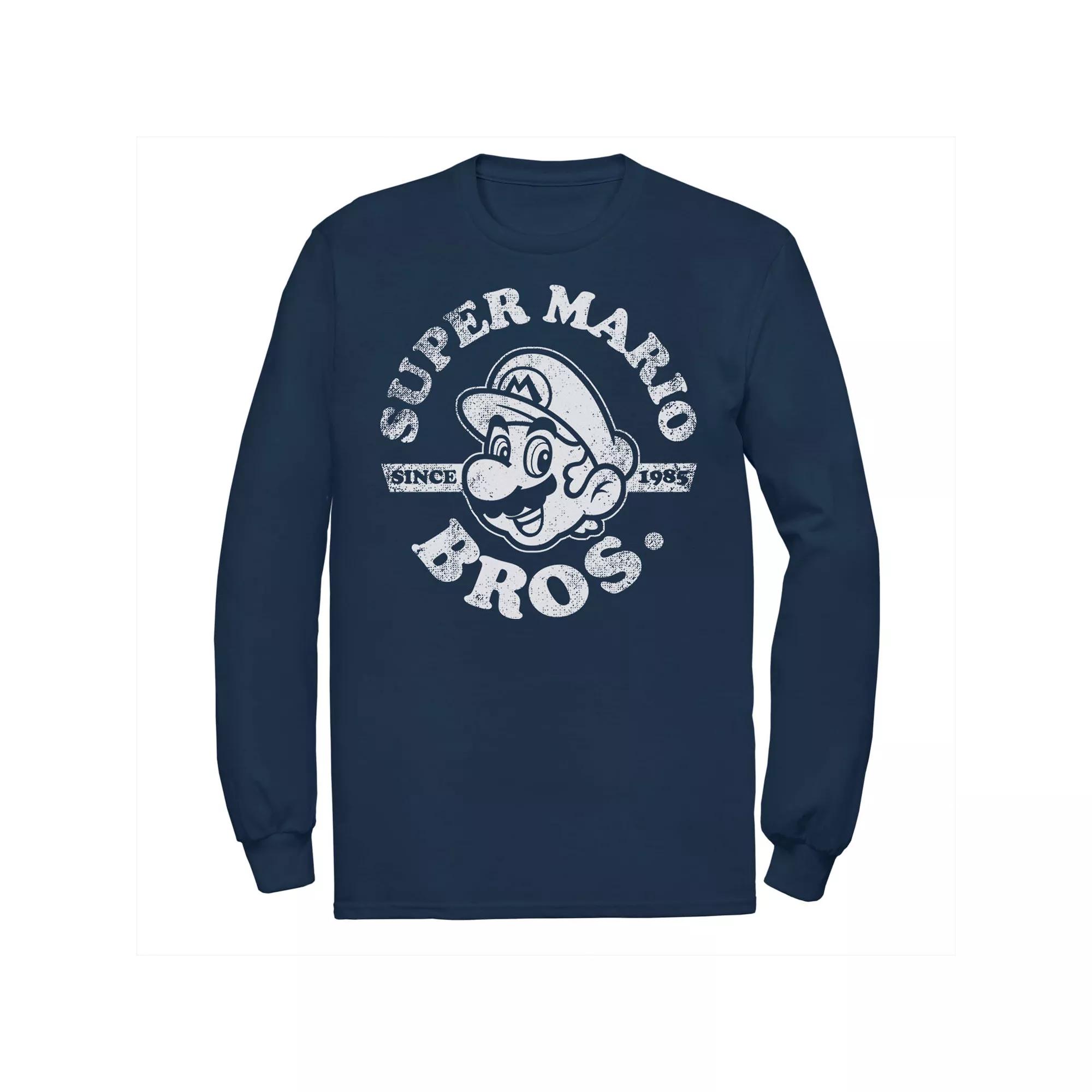 Big & Tall Super Mario Bros Since 1985 Long Sleeve Graphic Tee, Men's,  Product Image