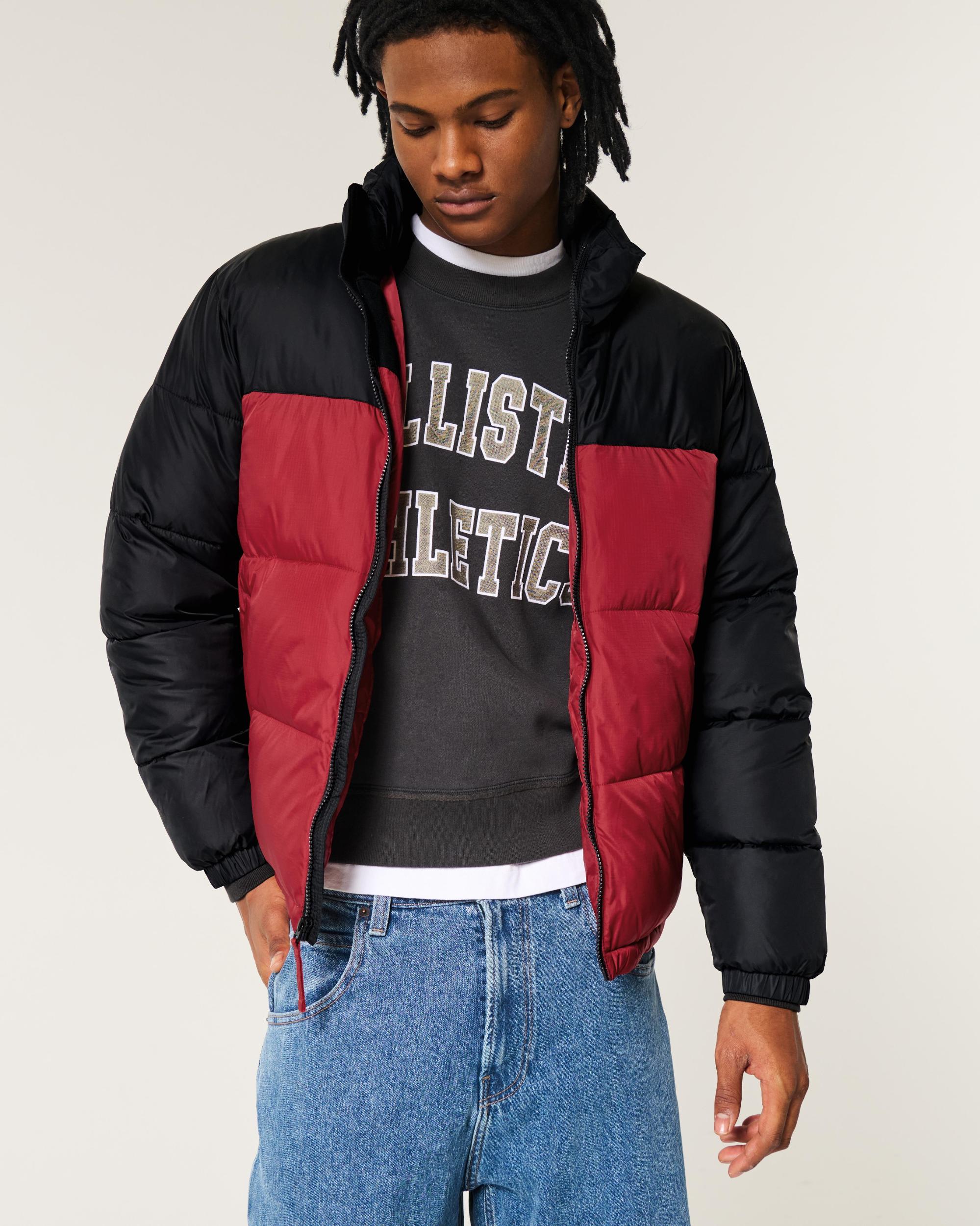 Boxy Mock-Neck Puffer Jacket Product Image