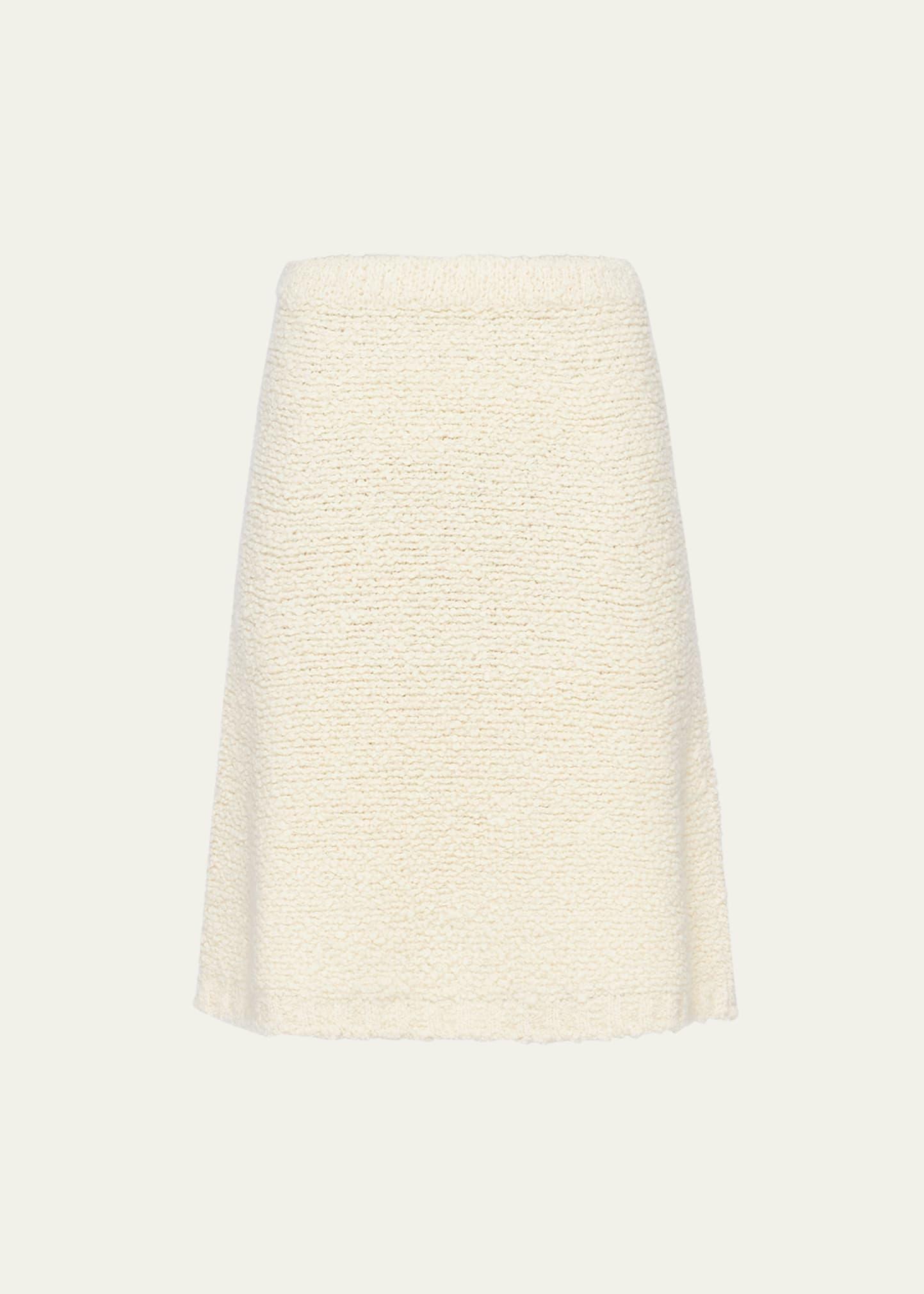 Wool Boucle Skirt Product Image