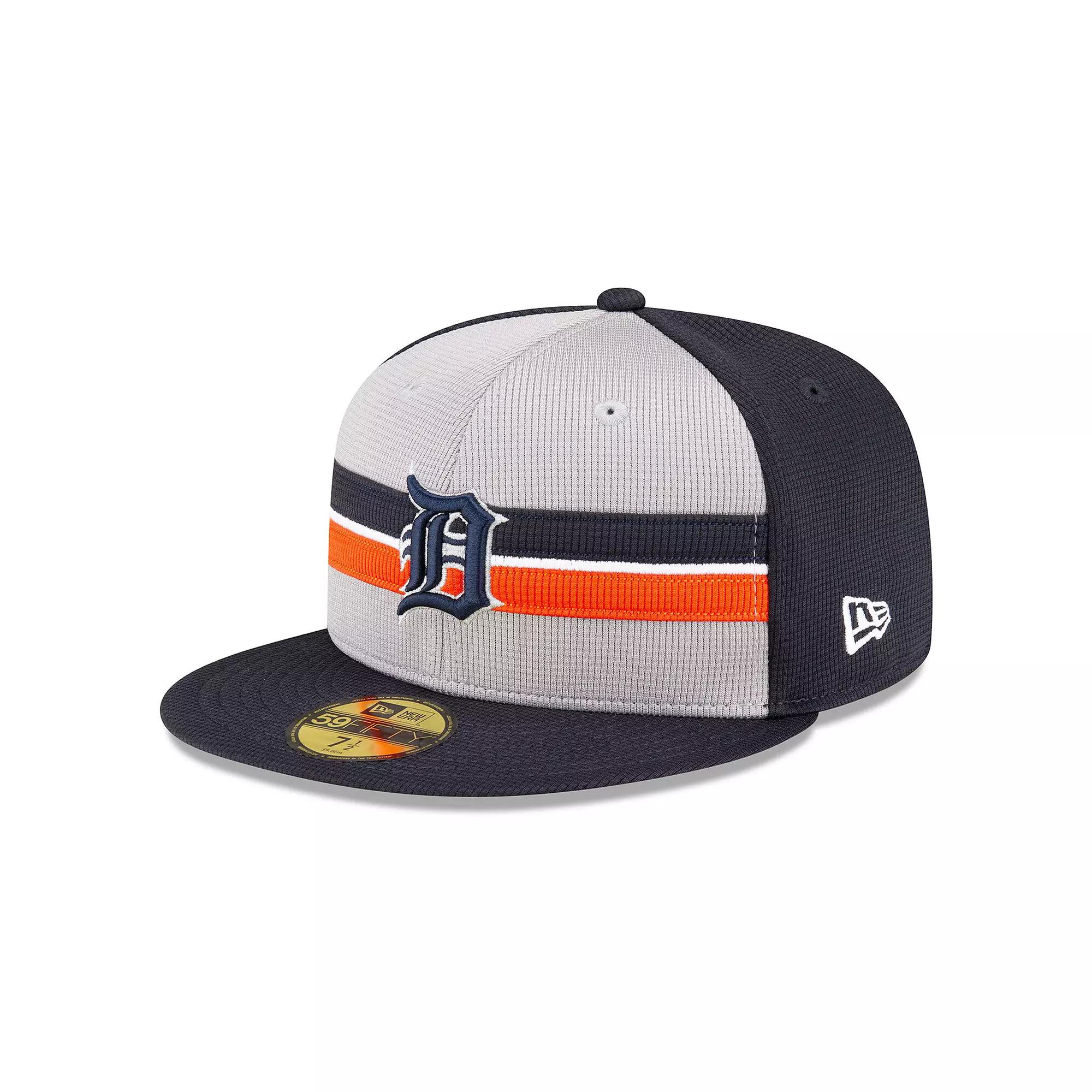 Men's New Era  Gray Detroit Tigers 2024 Batting Practice 59FIFTY Fitted Hat, Size: 7 1/8, Grey Product Image