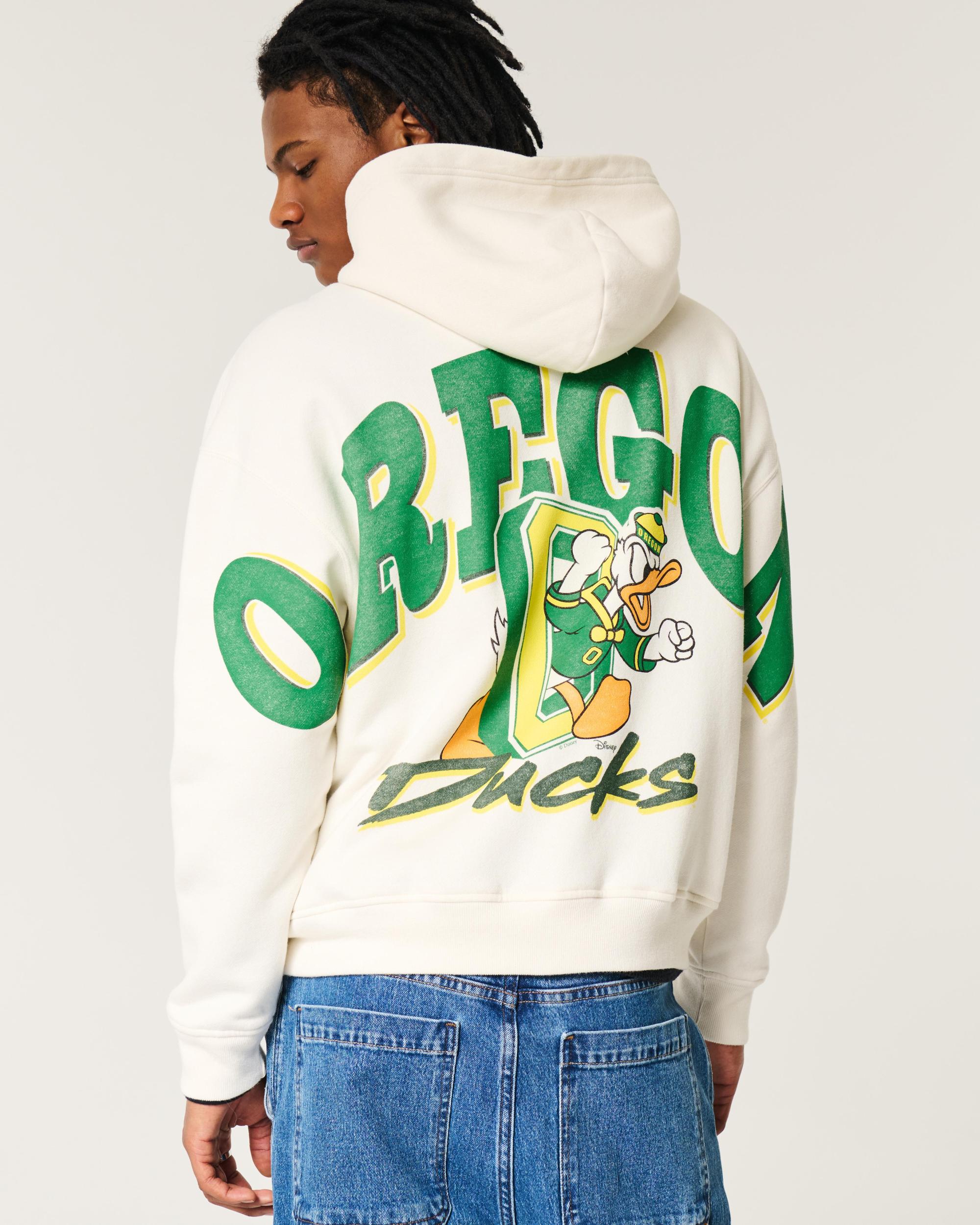 Boxy UConn Graphic Hoodie Product Image