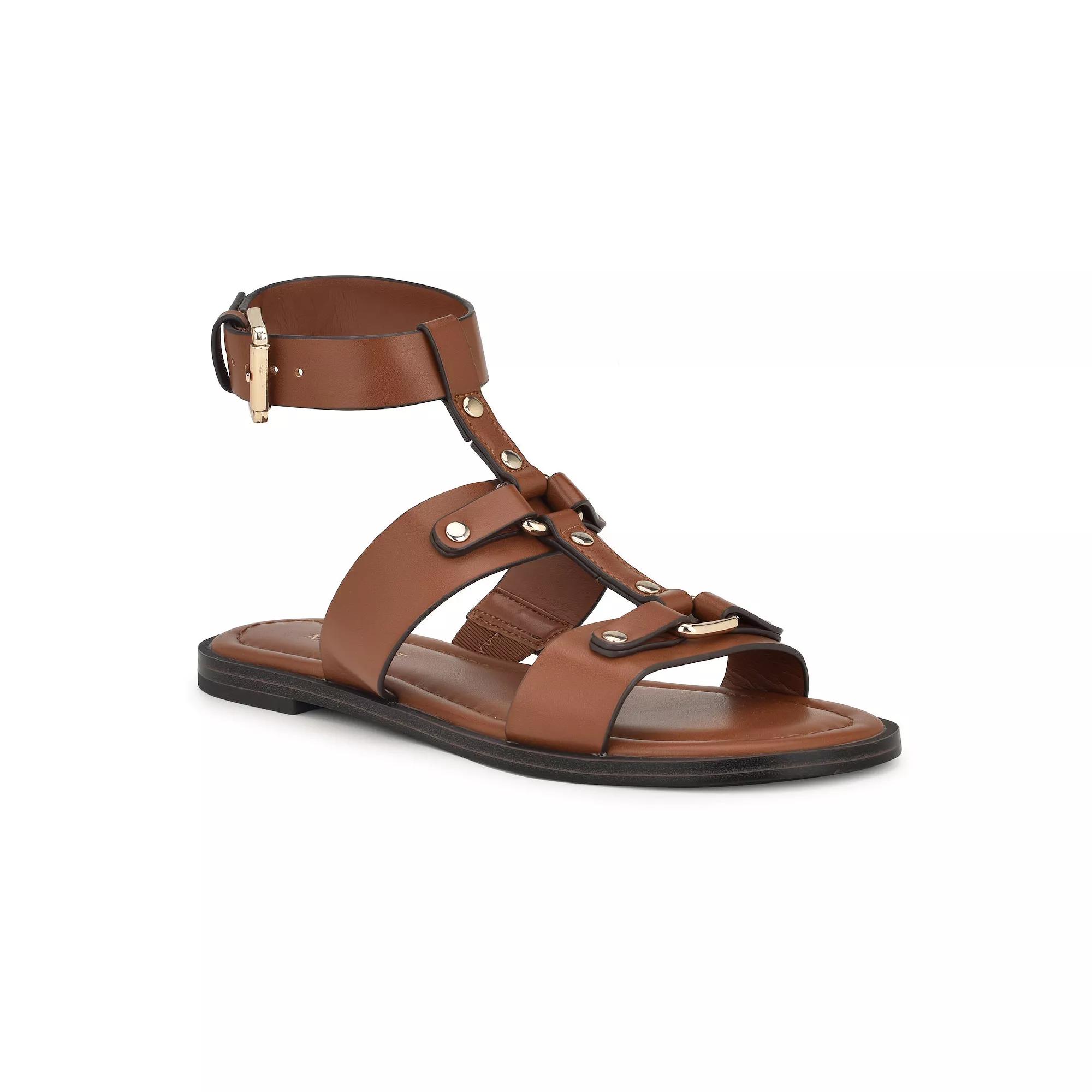 Nine West Jouise Womens Round Toe Casual Flat Sandals Product Image