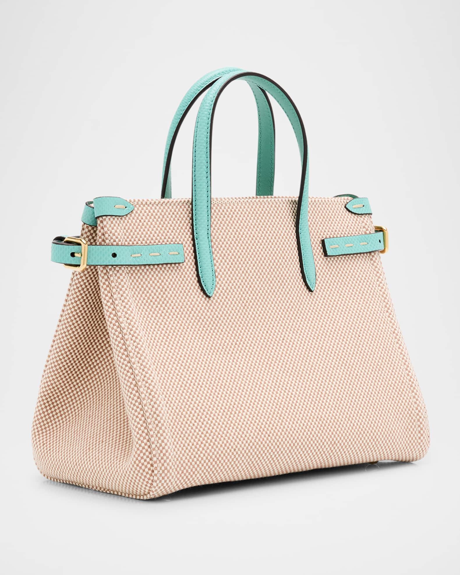 Antibes Canvas and Karung Shopping Tote Bag Product Image