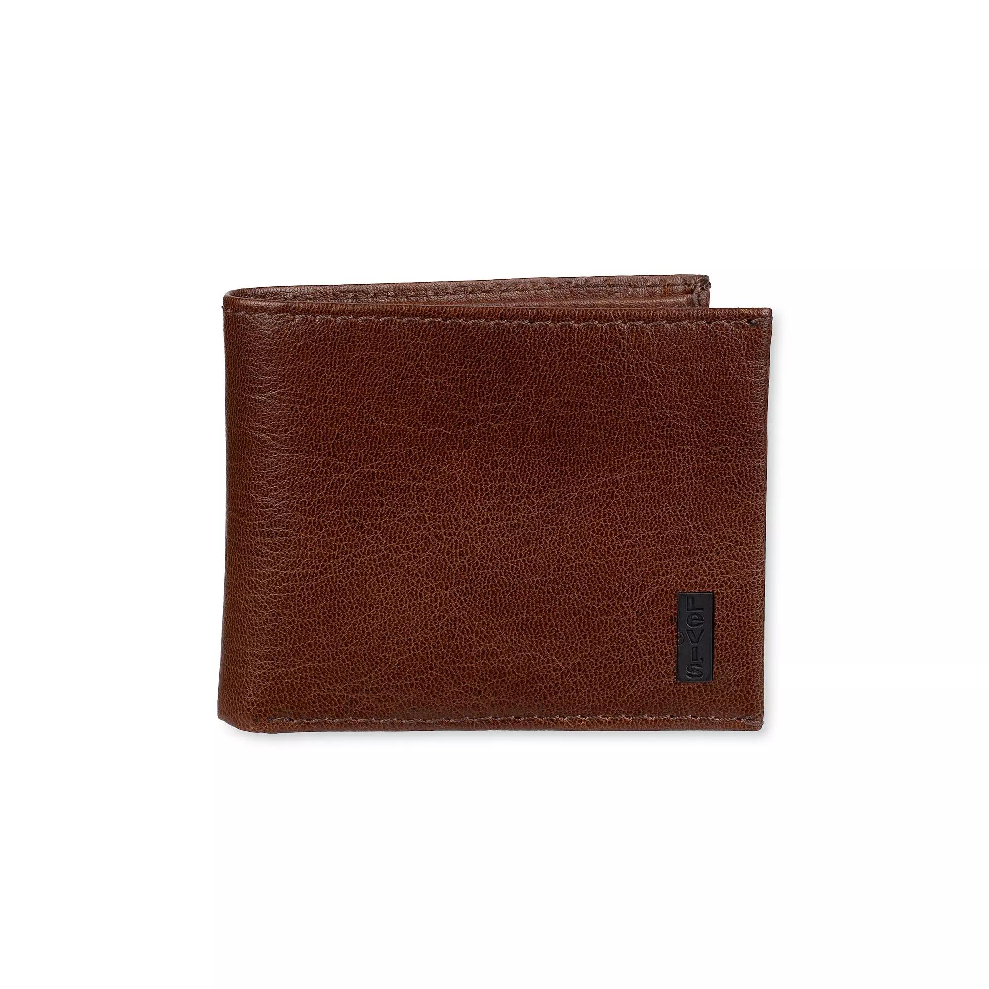 Men's Levi's RFID-Blocking Extra-Capacity Bifold Traveler Wallet, Brown Product Image