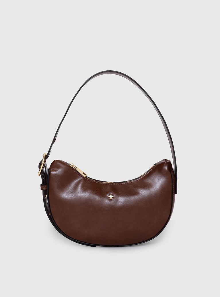 Peta & Jain Goldie Bag Chocolate Brown Product Image