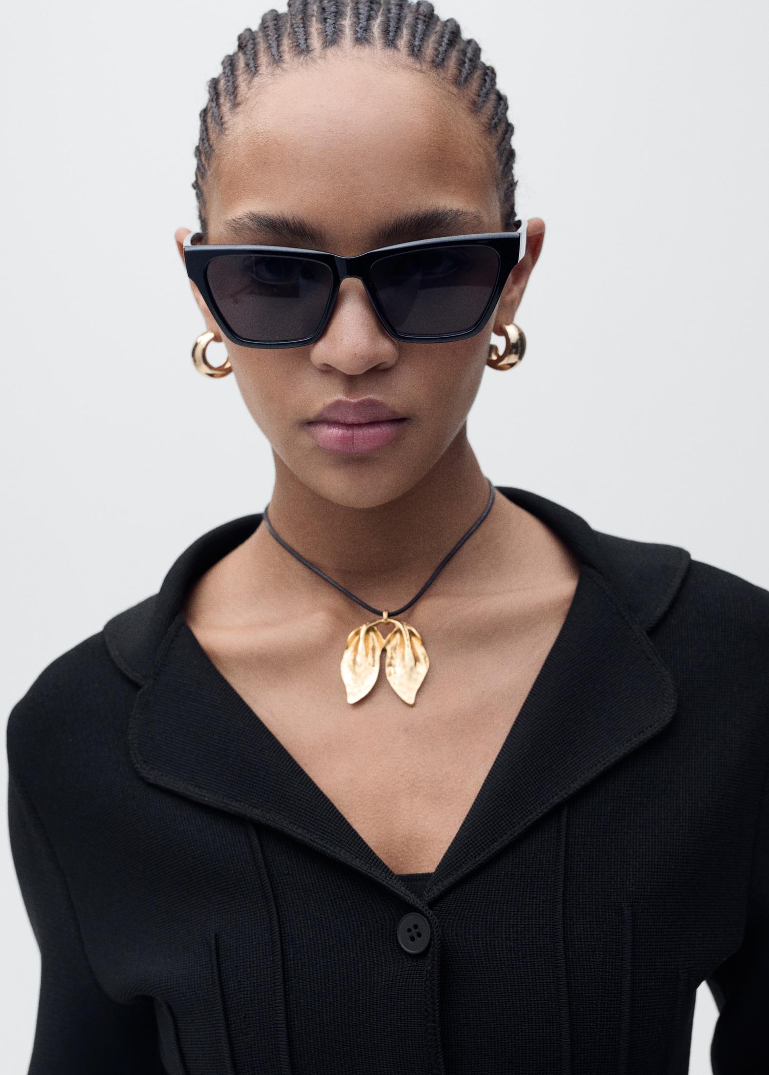 Knitted jacket with lapel collar - Women | MANGO USA Product Image