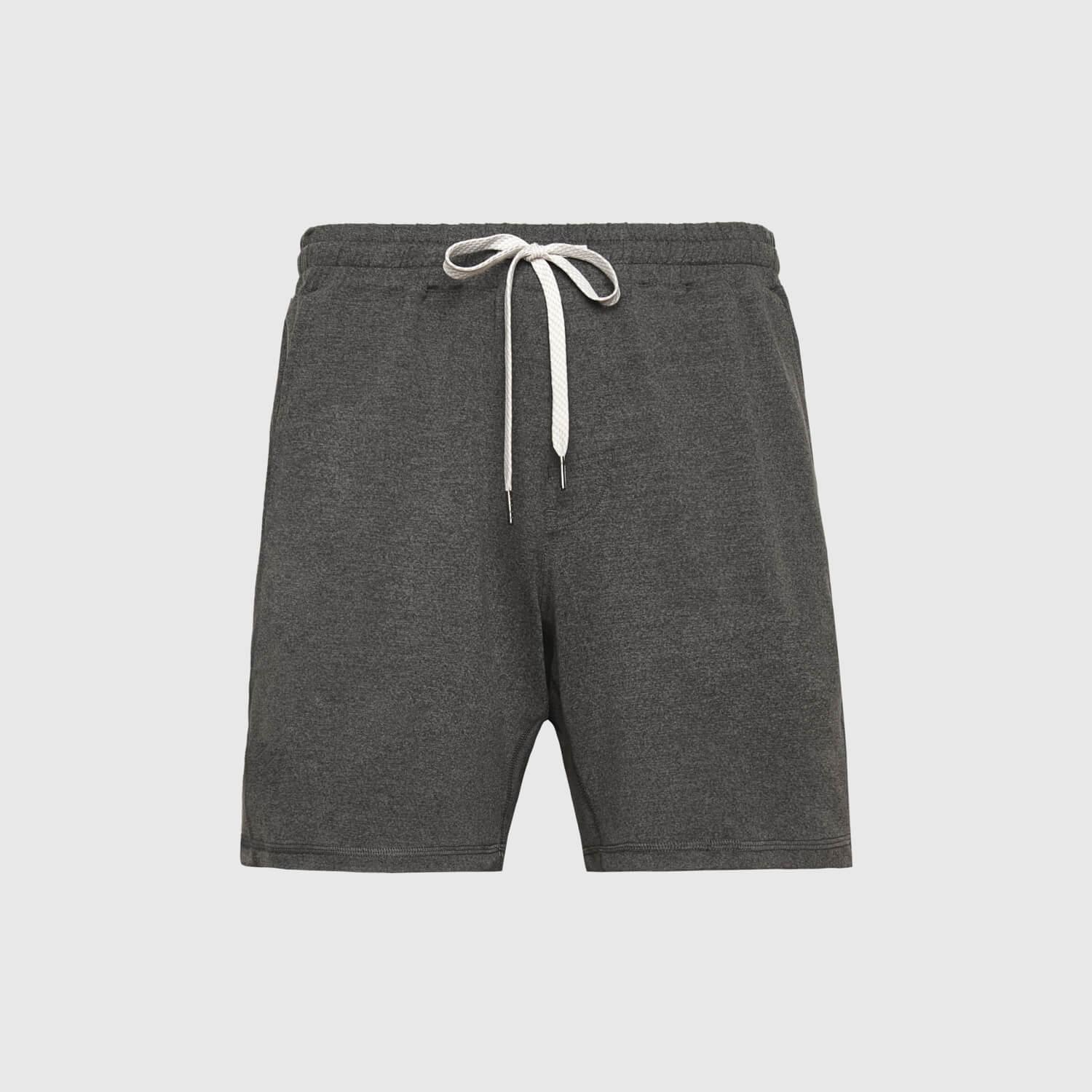 Charcoal Heather Gray Active Comfort Shorts Product Image