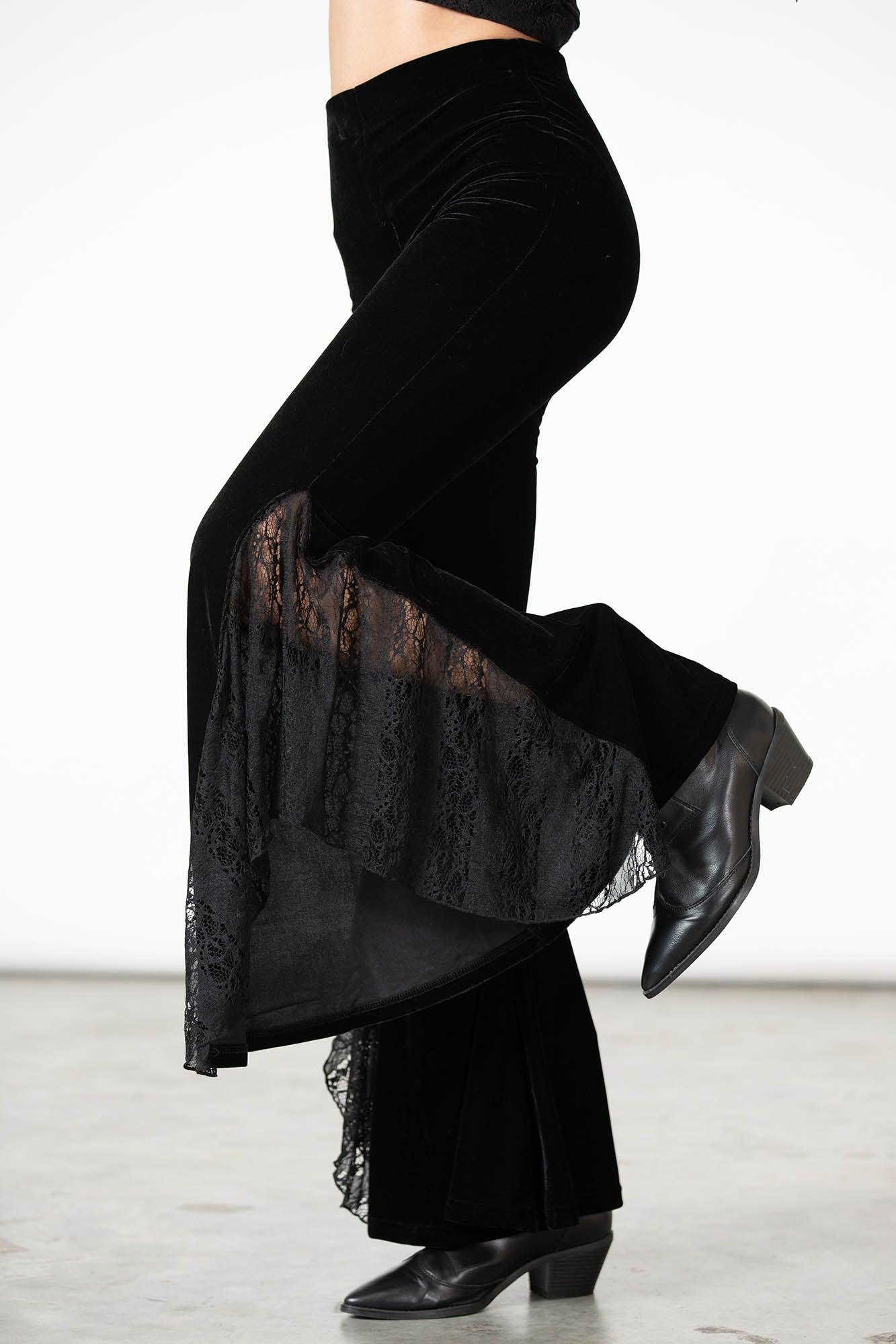 Mahina Velvet Bell Bottoms - Resurrect Female Product Image