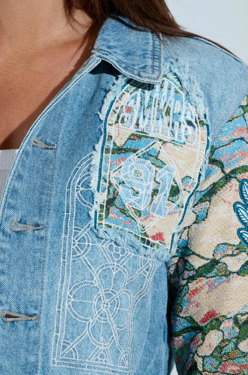 OUT OF THIS WORLD DENIM JACKET Product Image