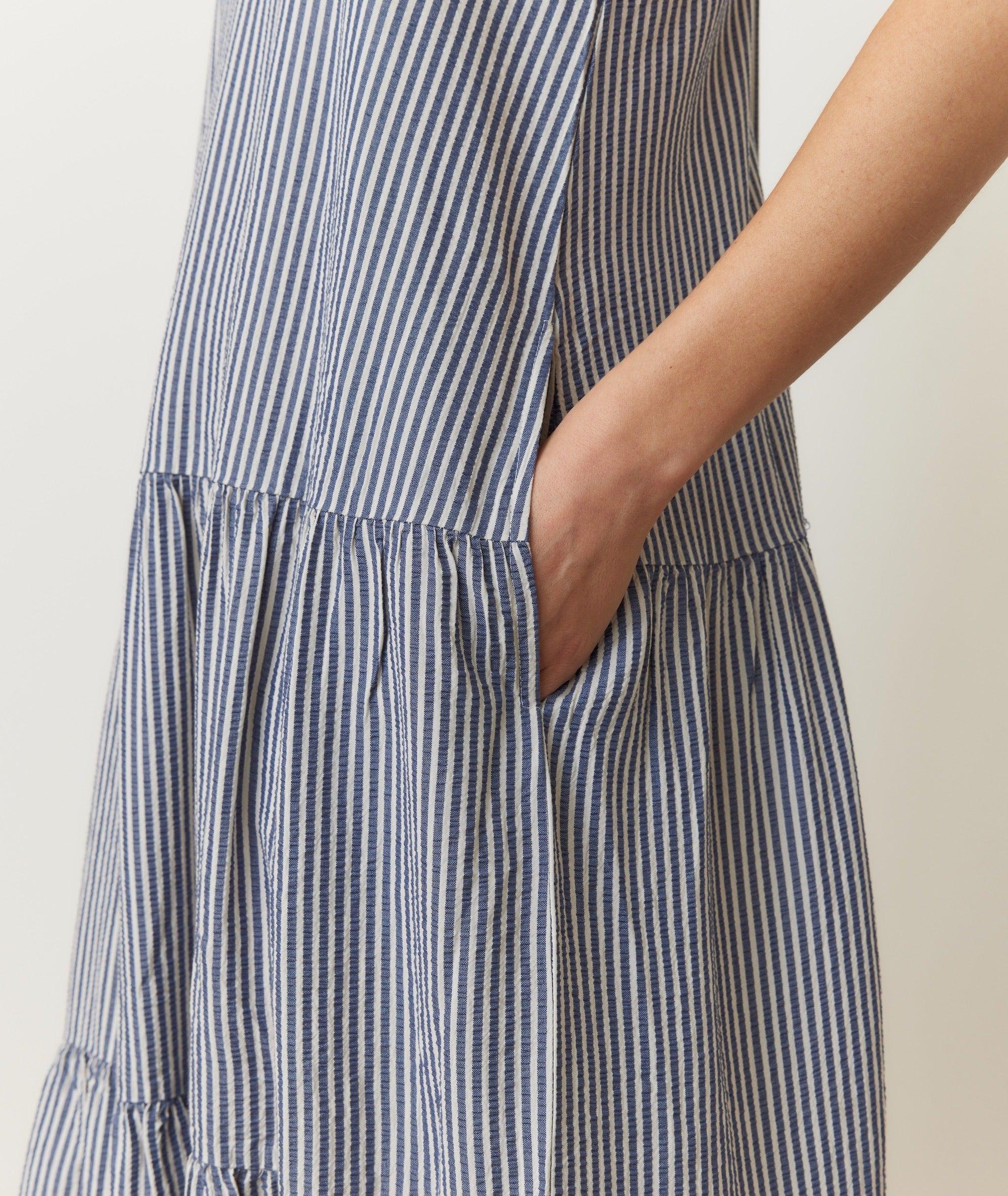 Poppy Seersucker Maxi Dress Product Image