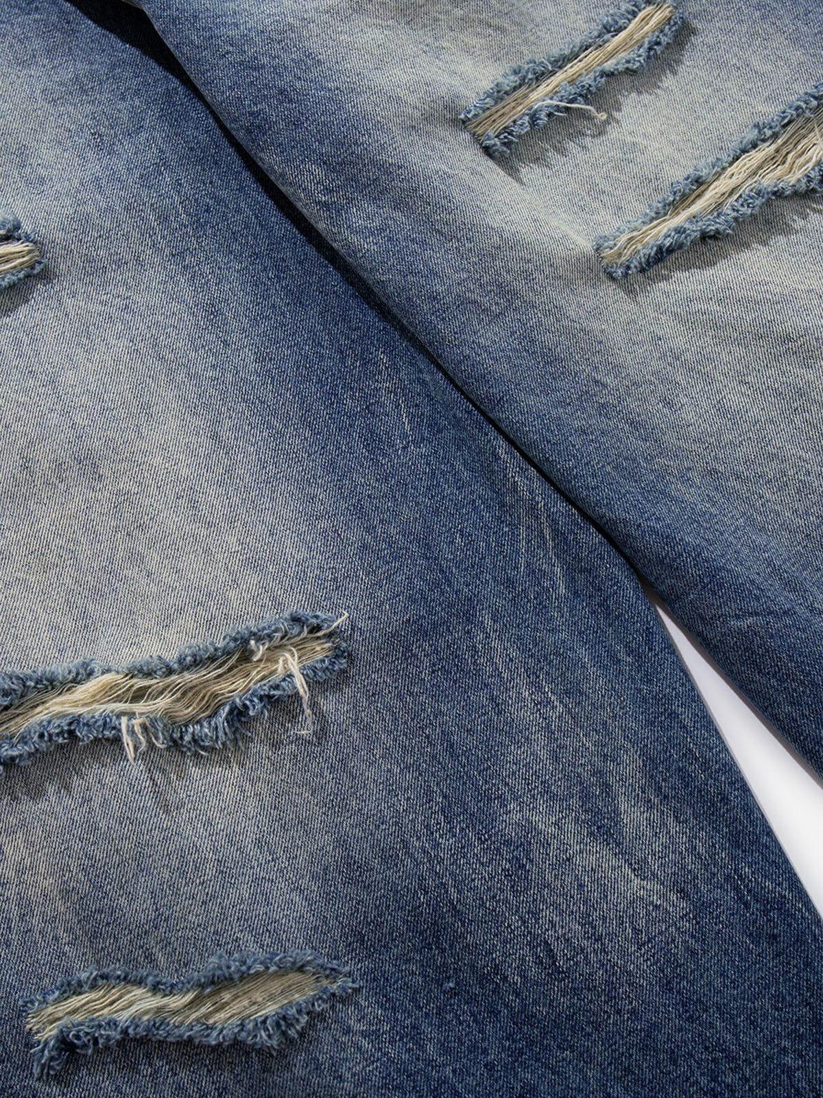 Aelfric Eden Washed Distressed Super Baggy Barrel Jeans Product Image