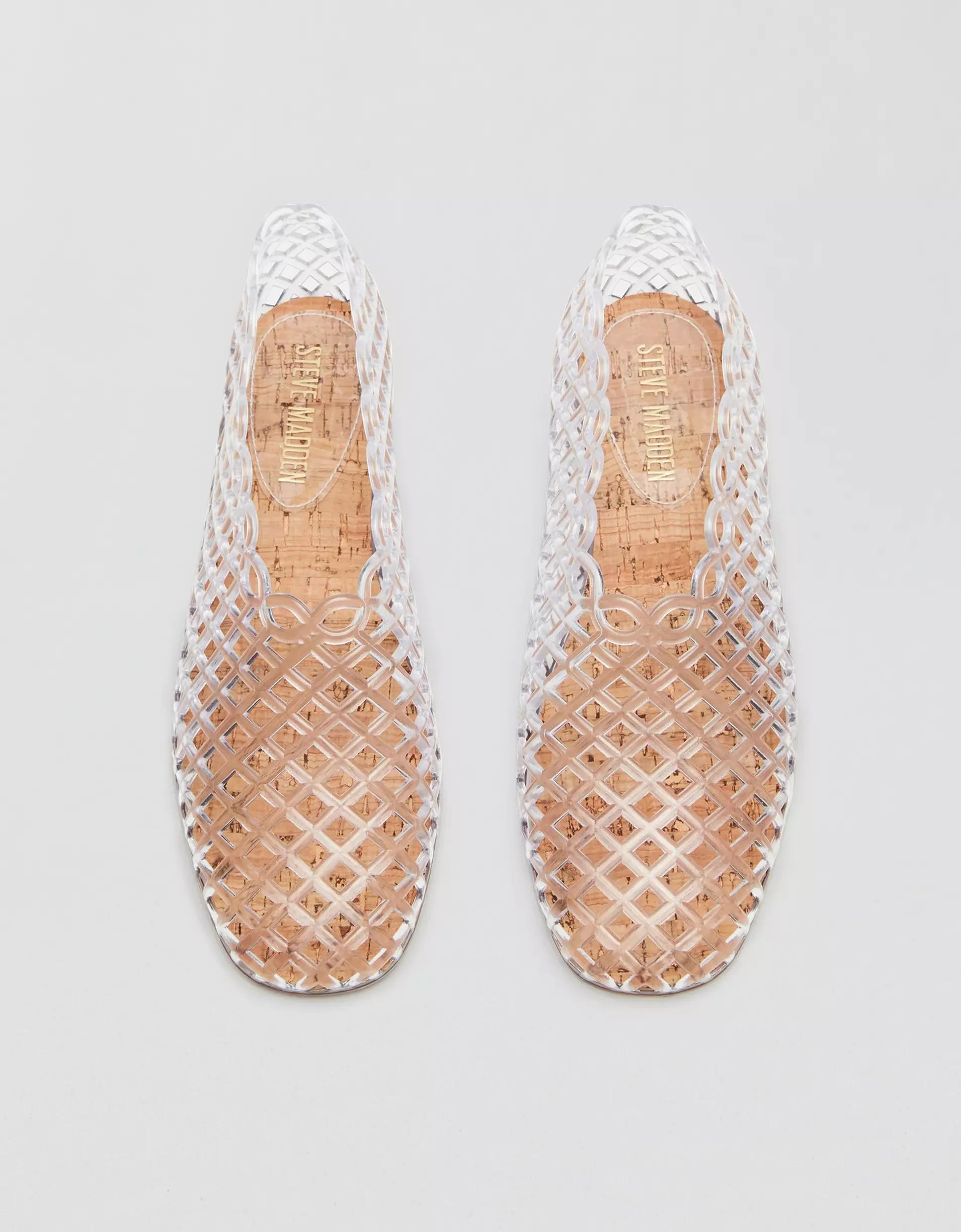 Steve Madden Grove Clear Flat Product Image