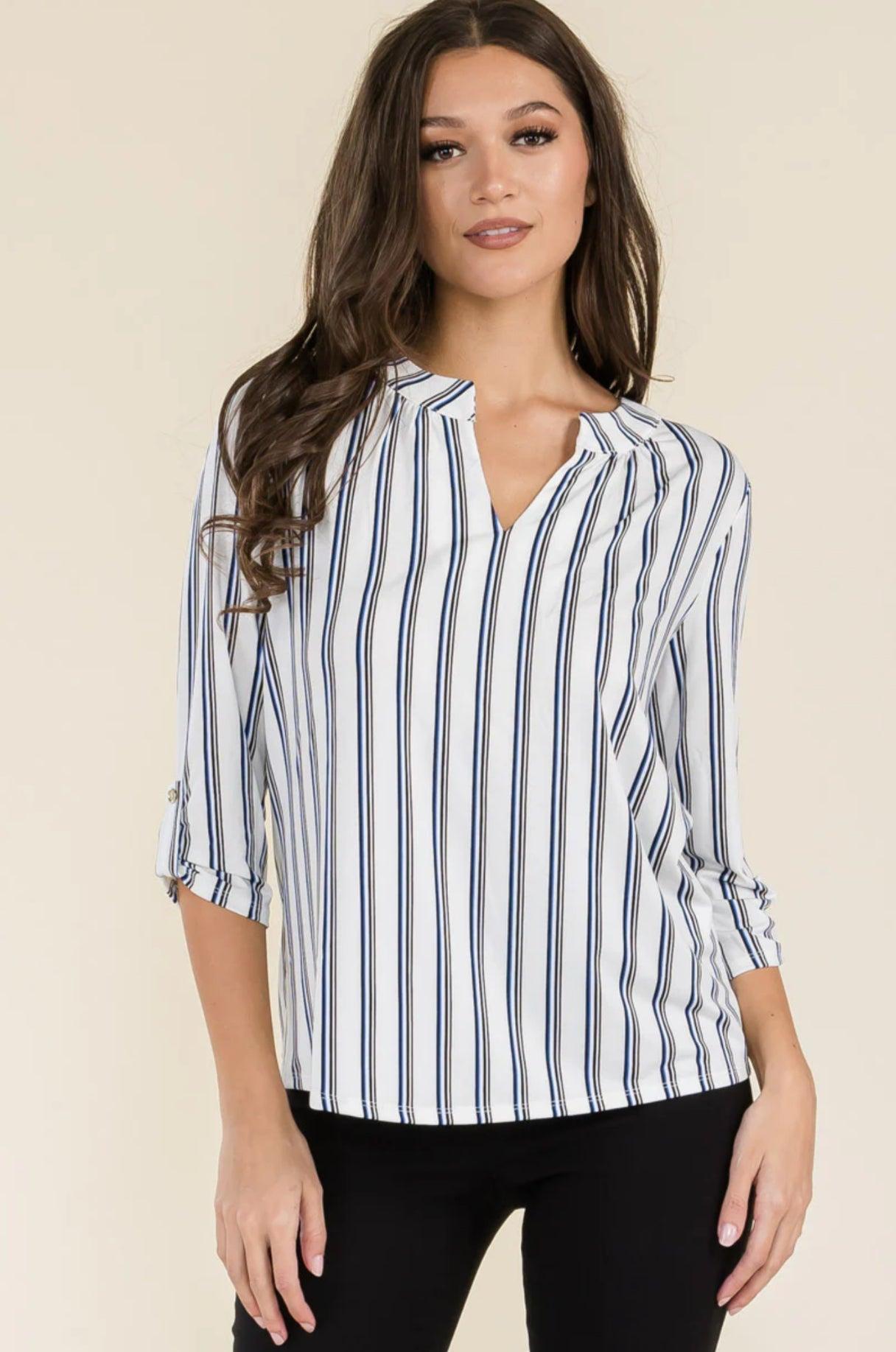 Perseption Studio Drape Blouse Product Image