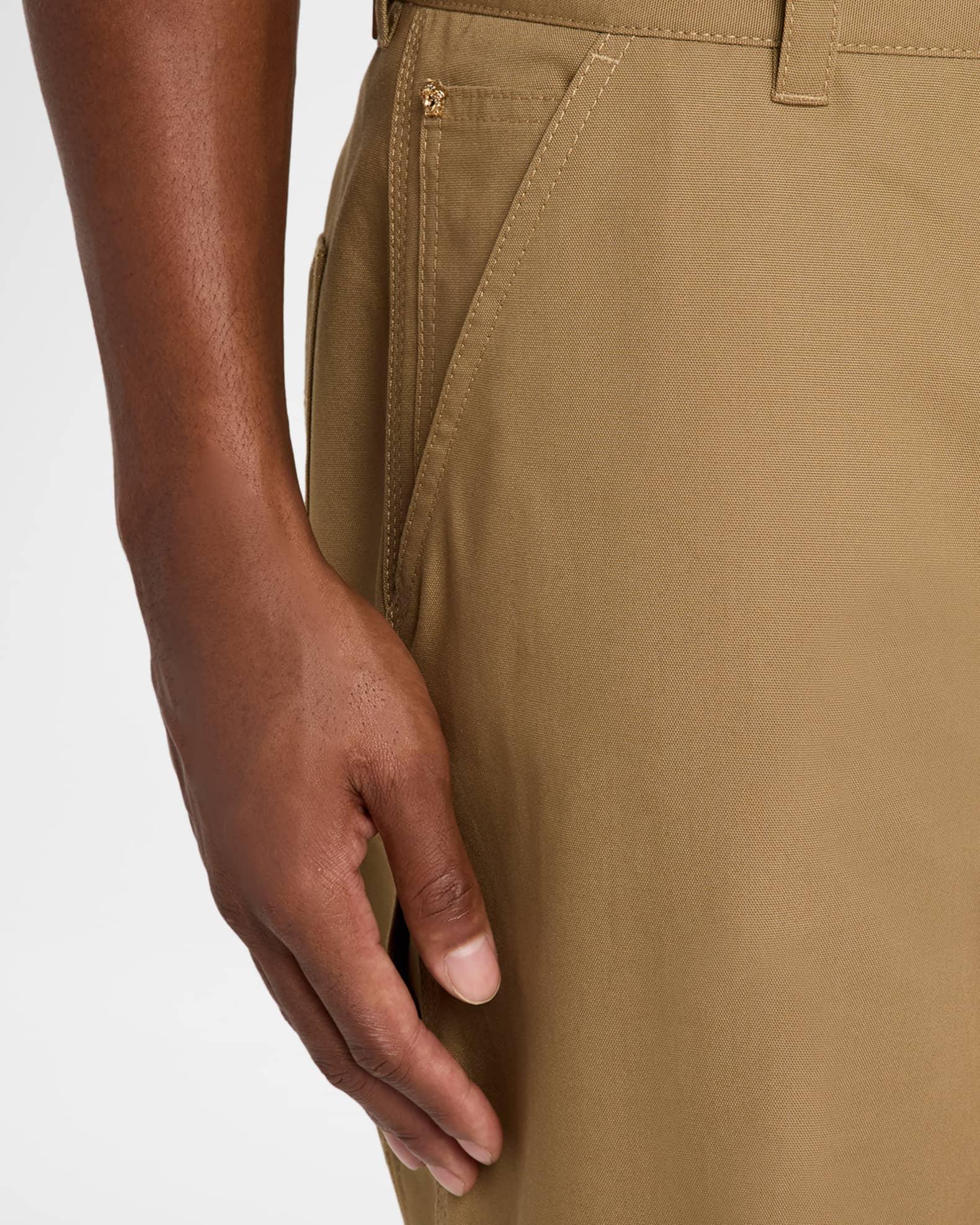 Men's Straight-Fit Canvas Five-Pocket Pants Product Image