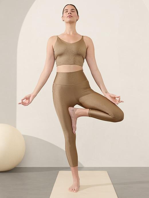 Salutation Stash High Rise Shine Embossed 7/8 Legging Product Image