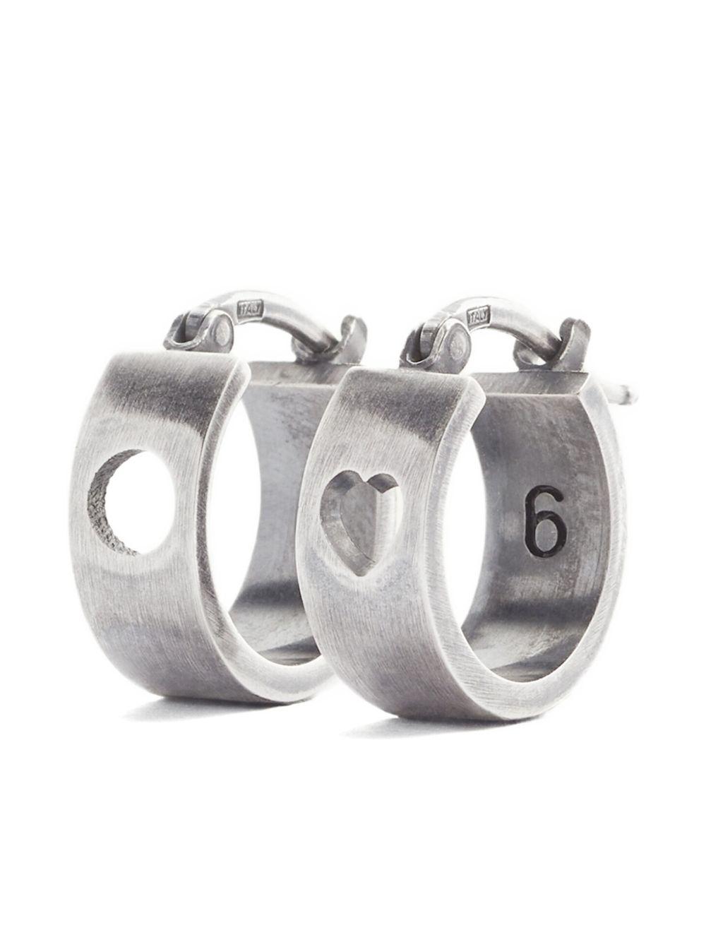 Numeric hoop earrings Product Image