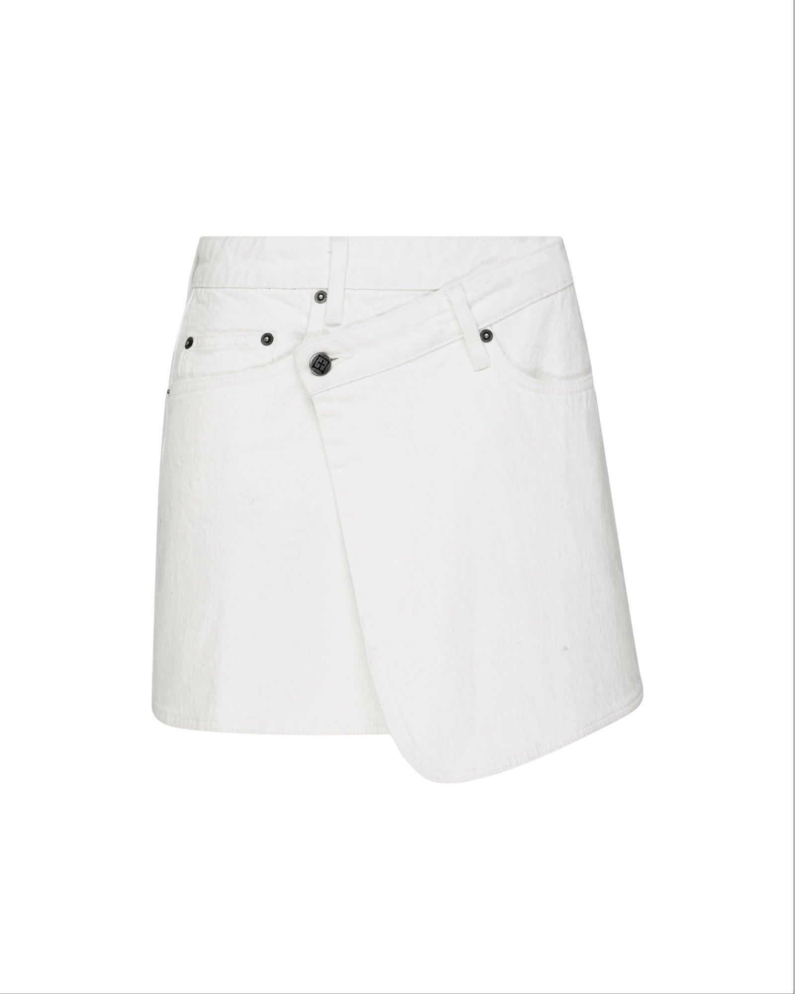 RAP SKIRT CURVE ECRU Female Product Image