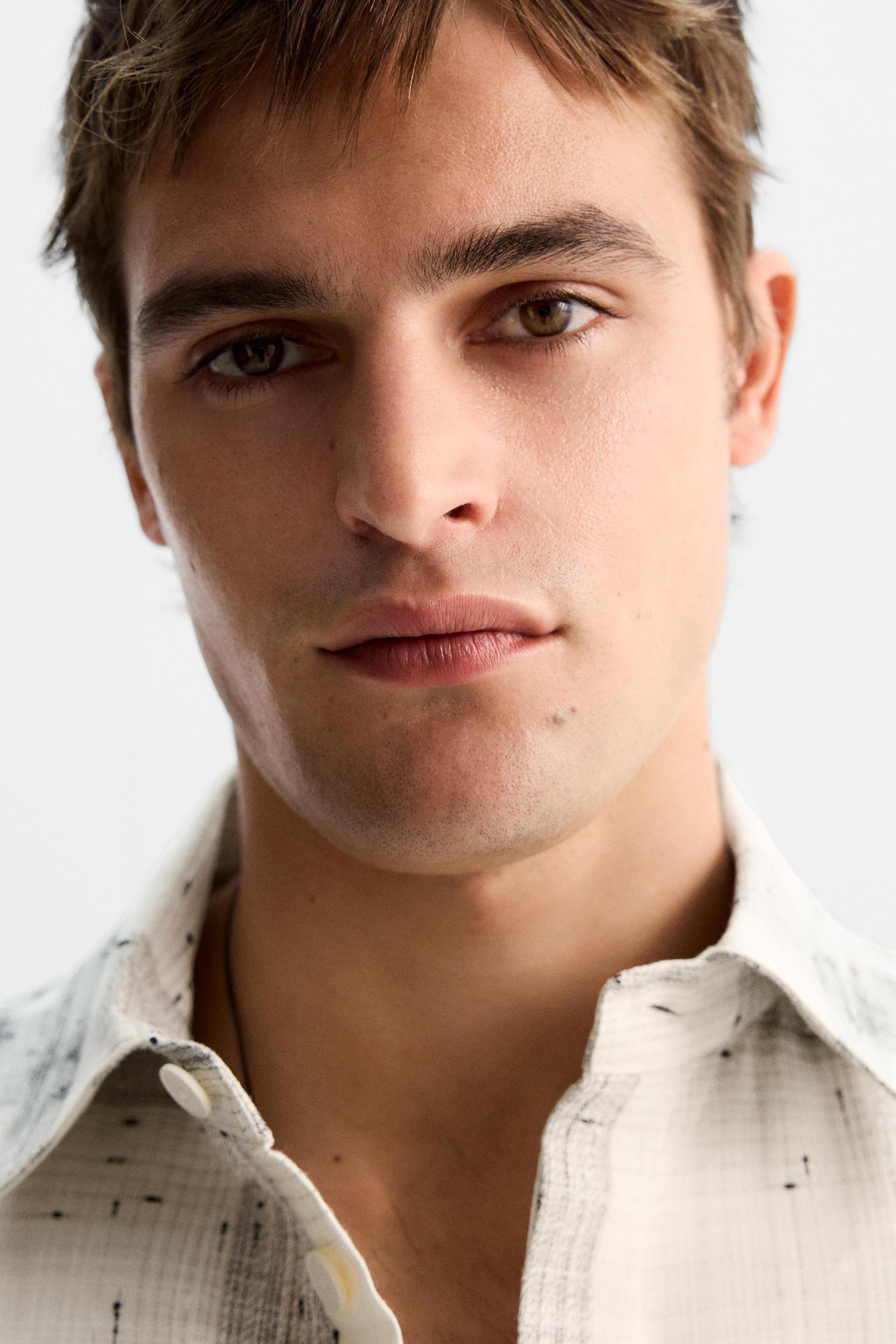 LIMITED EDITION TEXTURED PLAID OVERSHIRT Product Image