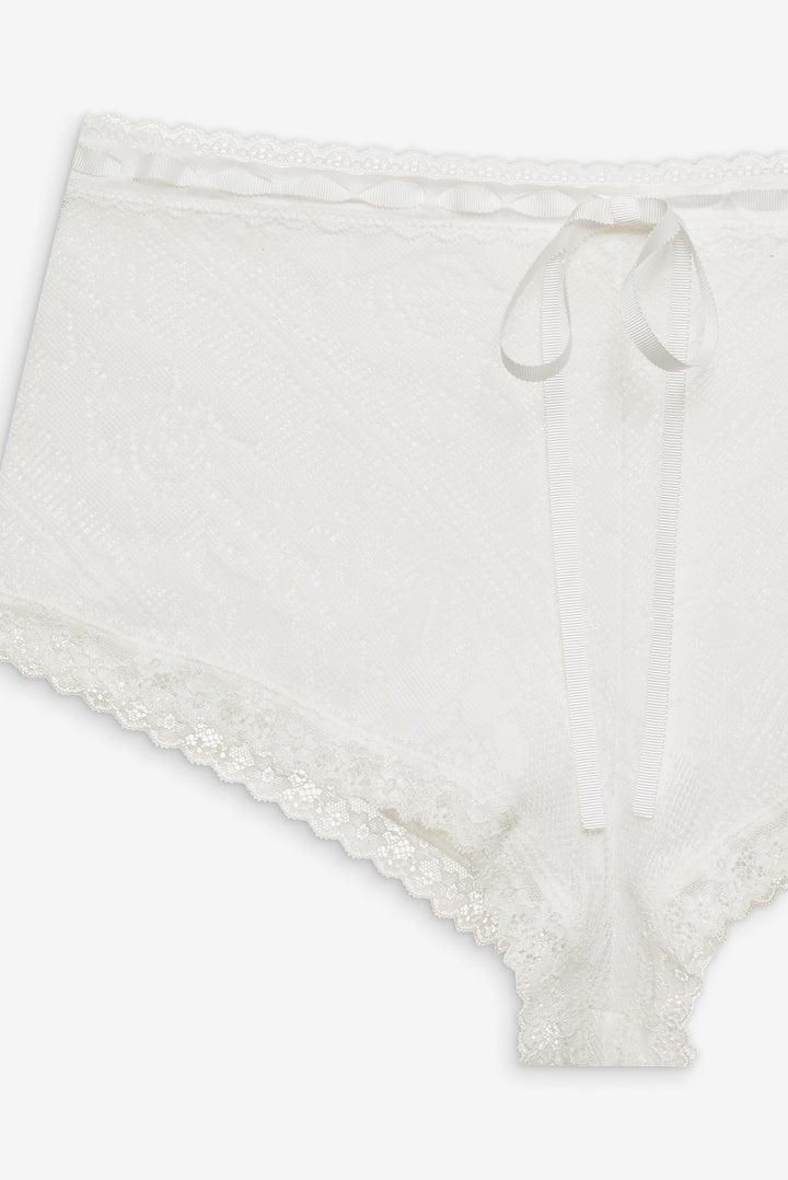 Antique Store Lace Shorts — White Product Image