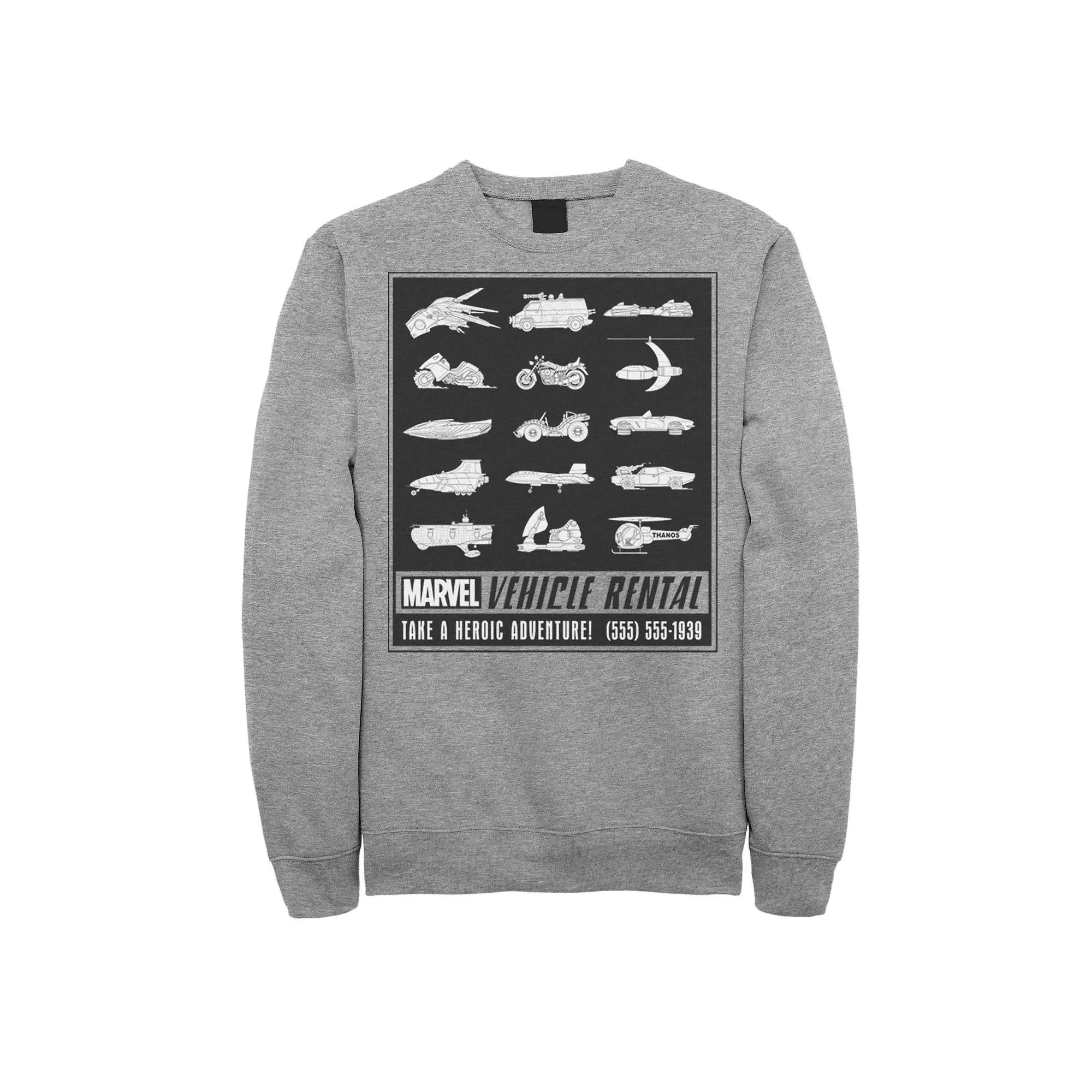 Men's Marvel Retro Comic Adventure Sweatshirt,  Product Image