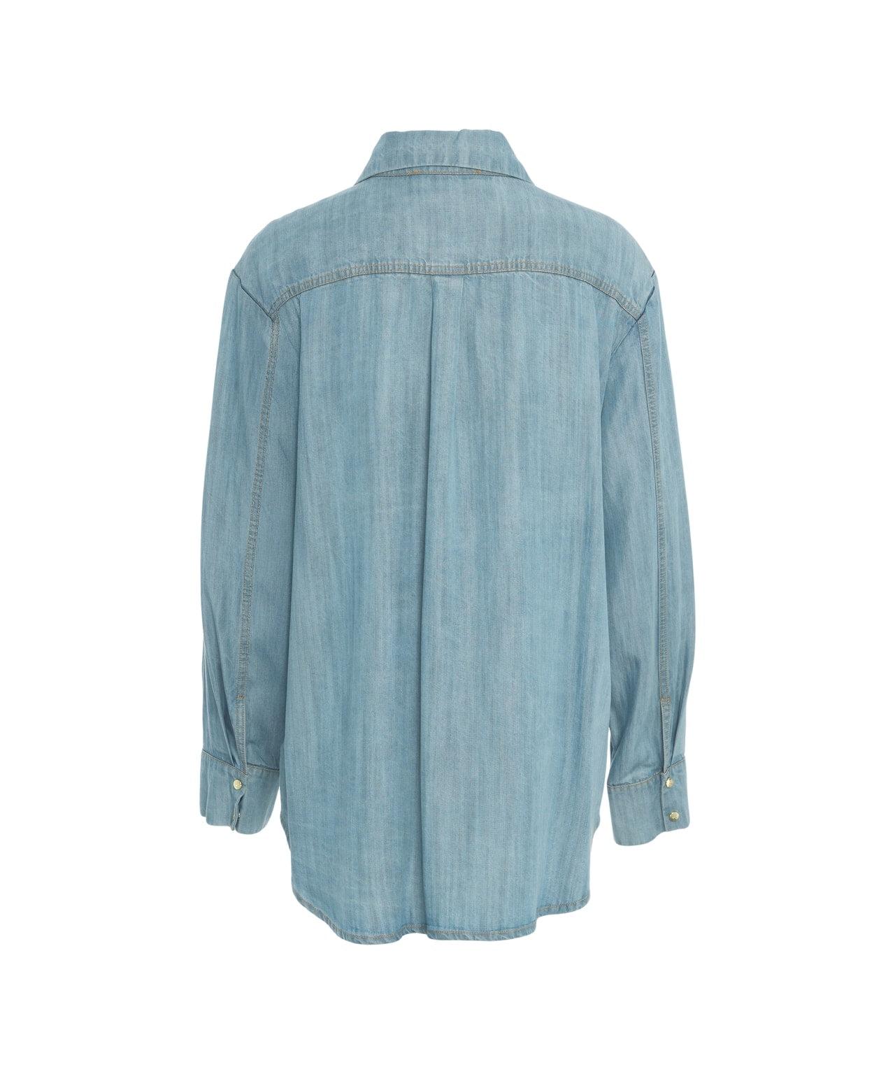 Lyocell denim shirt Product Image