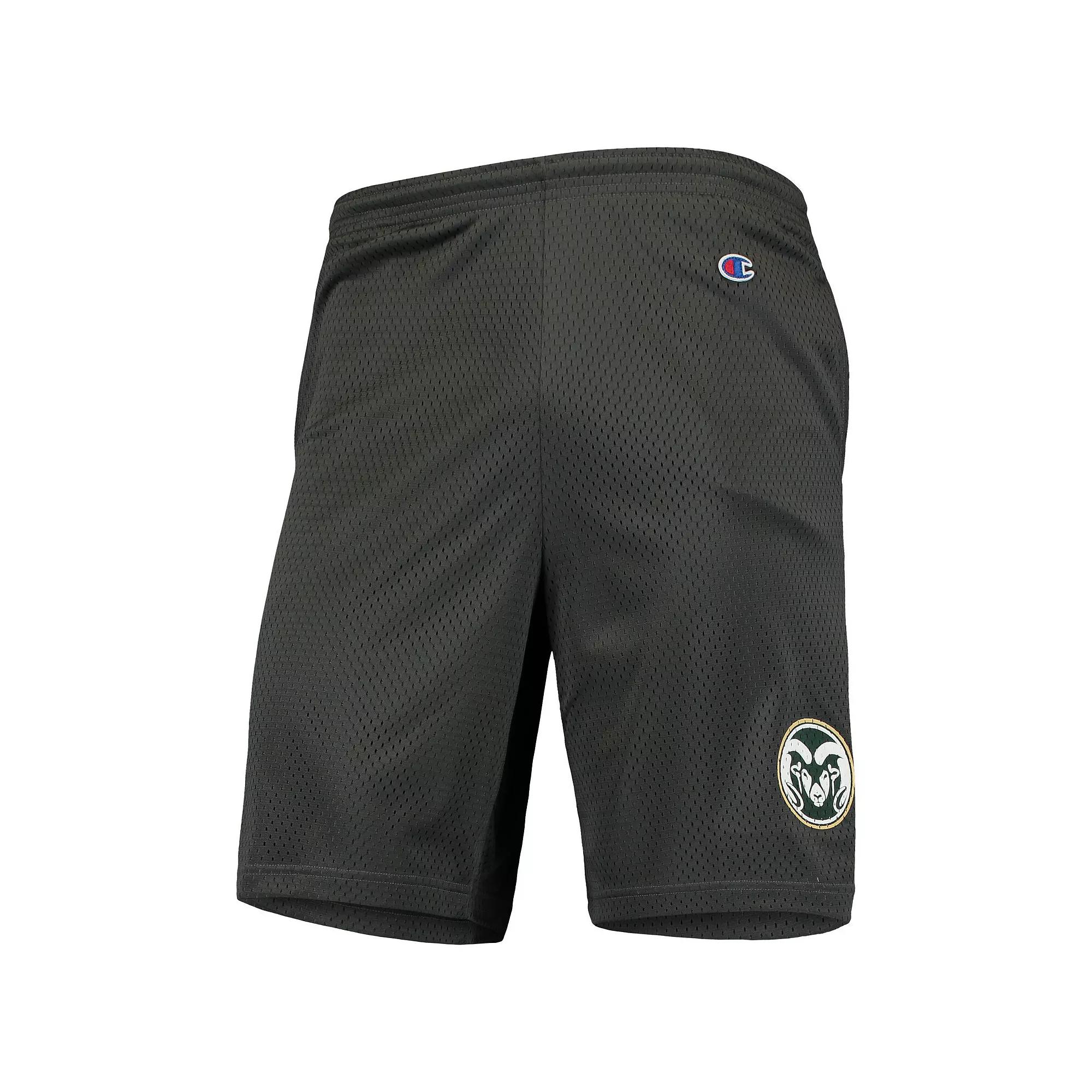Men's Champion Charcoal Colorado State Rams College Mesh Shorts, Size: Large Product Image