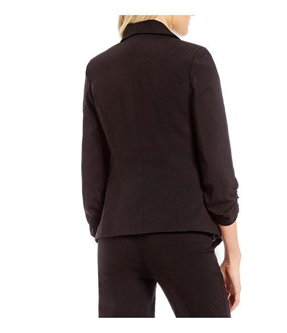 Takara Ruched Sleeve Suiting Blazer Product Image