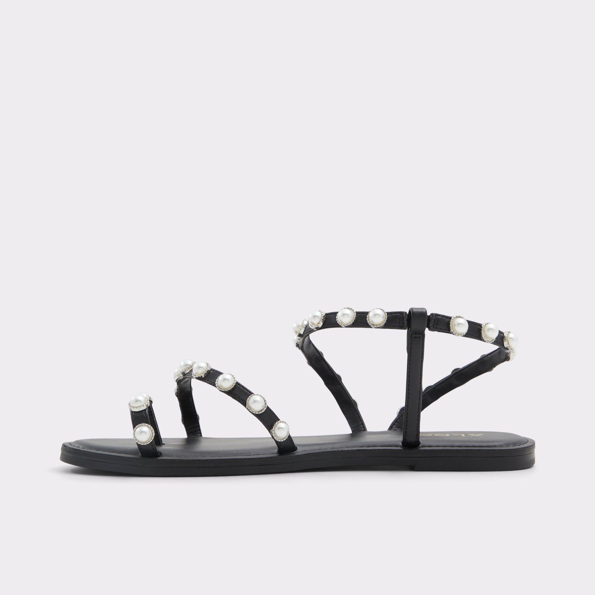 Coreydale Black Women's Flat Sandals | ALDO US Product Image