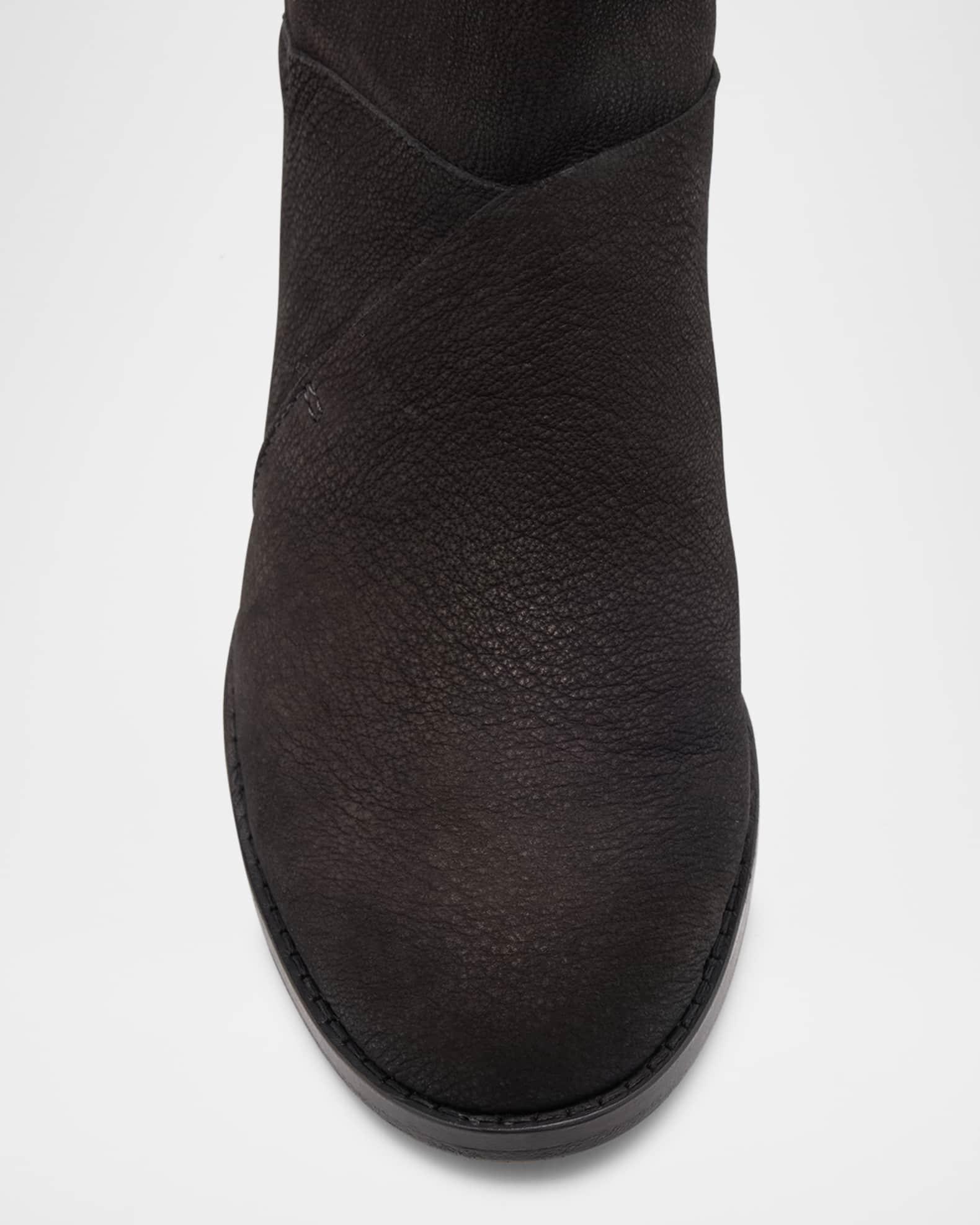 Leather Zip Ankle Booties Product Image