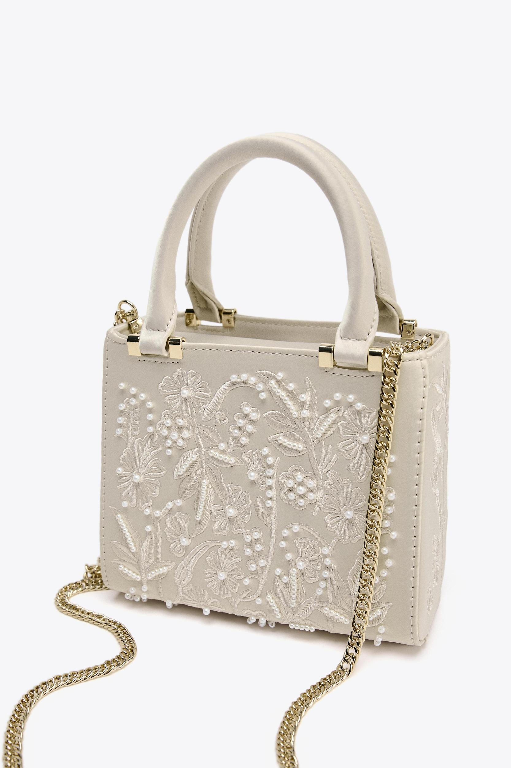 SATIN EFFECT PEARL BAG Product Image