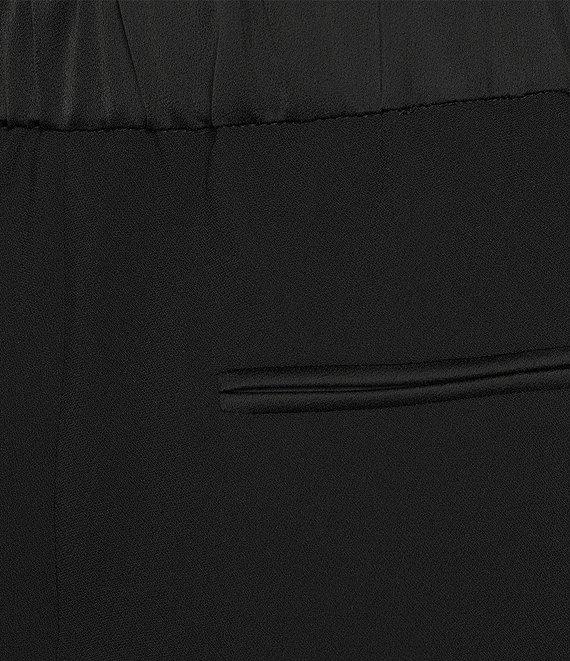 Marella Izabel Crepe Satin Straight Fit Pressed Pleat Ankle Pants Product Image