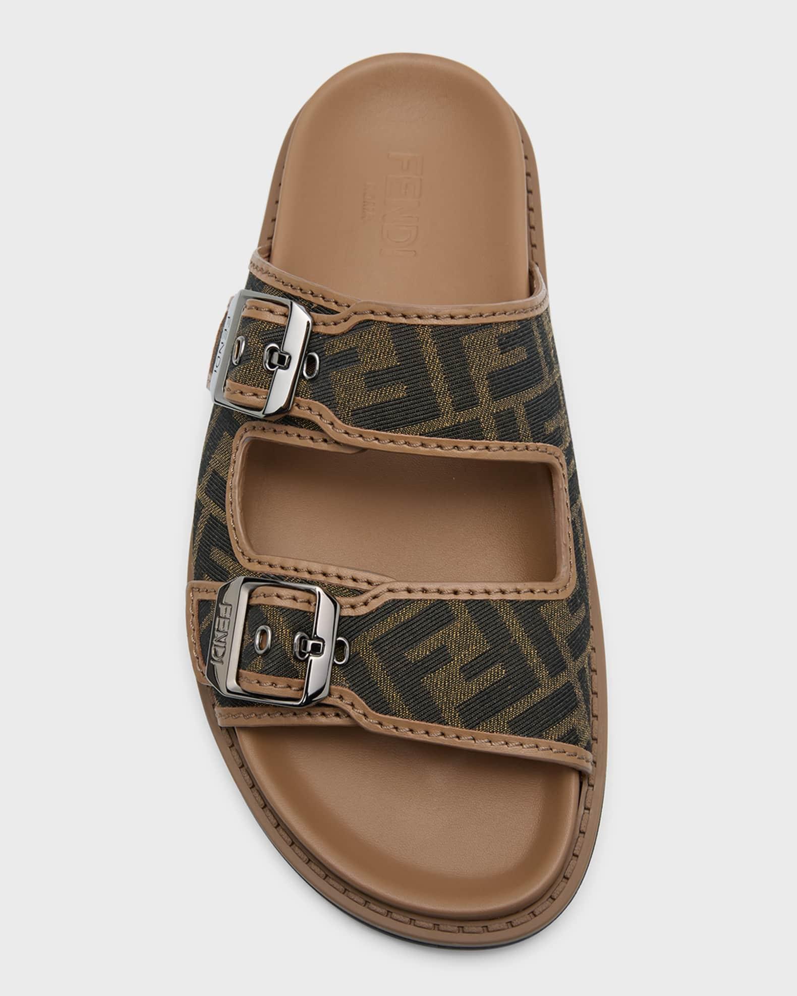 Men's FF Jacquard Slide Sandals Product Image