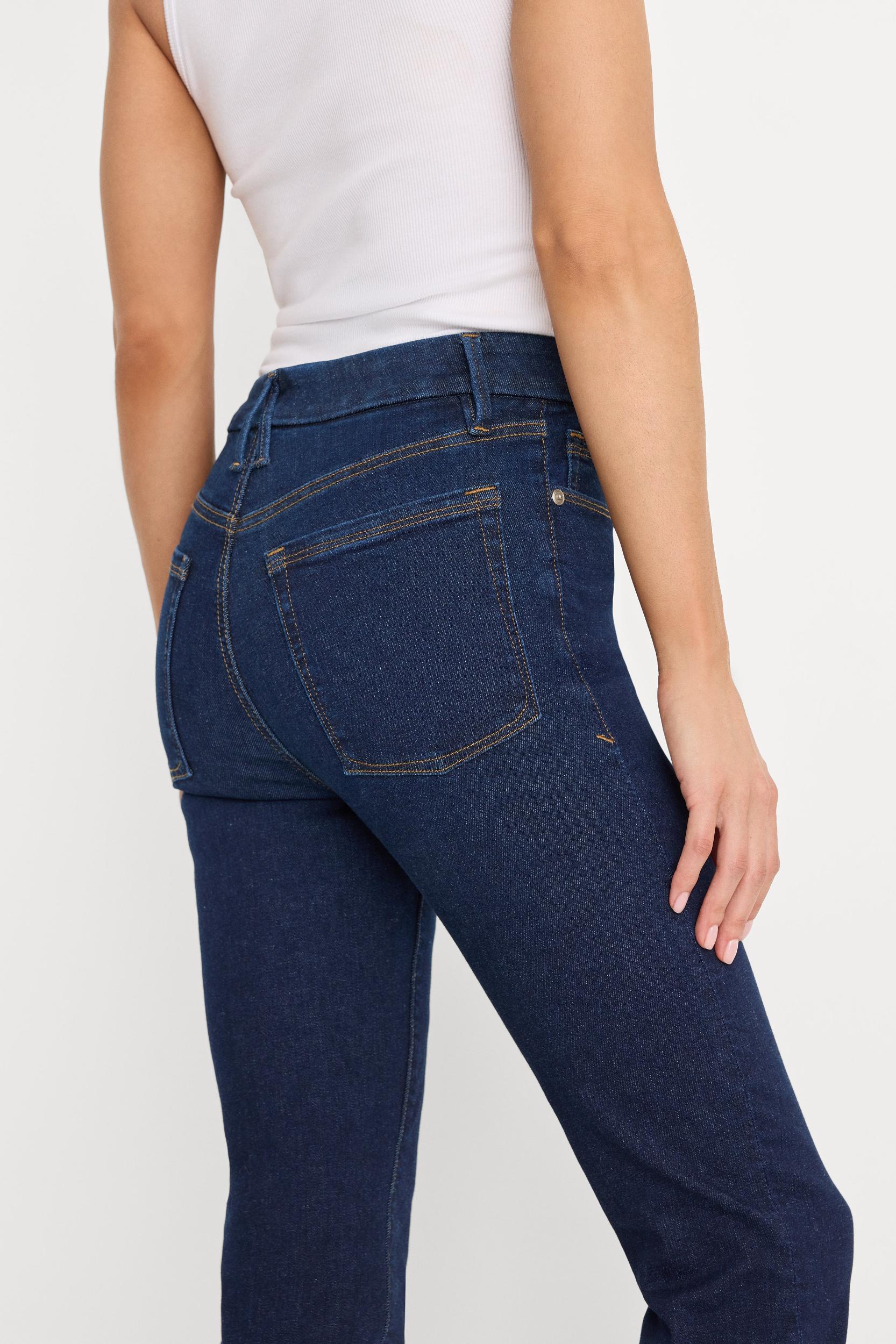 GOOD LEGS STRAIGHT JEANS LONG | DEEPBLUE04 Product Image