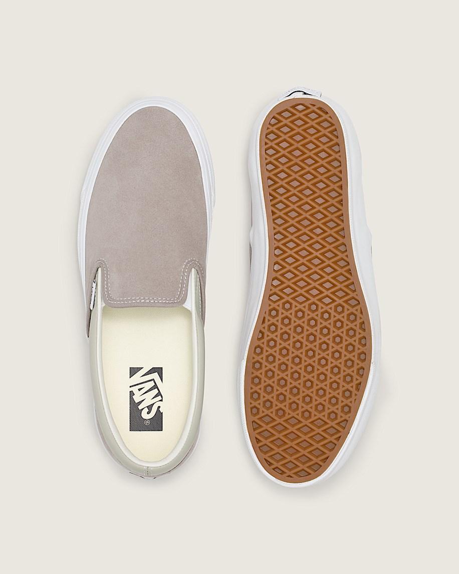 Premium Classic Slip-On Shoe in Atmosphere Grey / Beige| Vans US Product Image