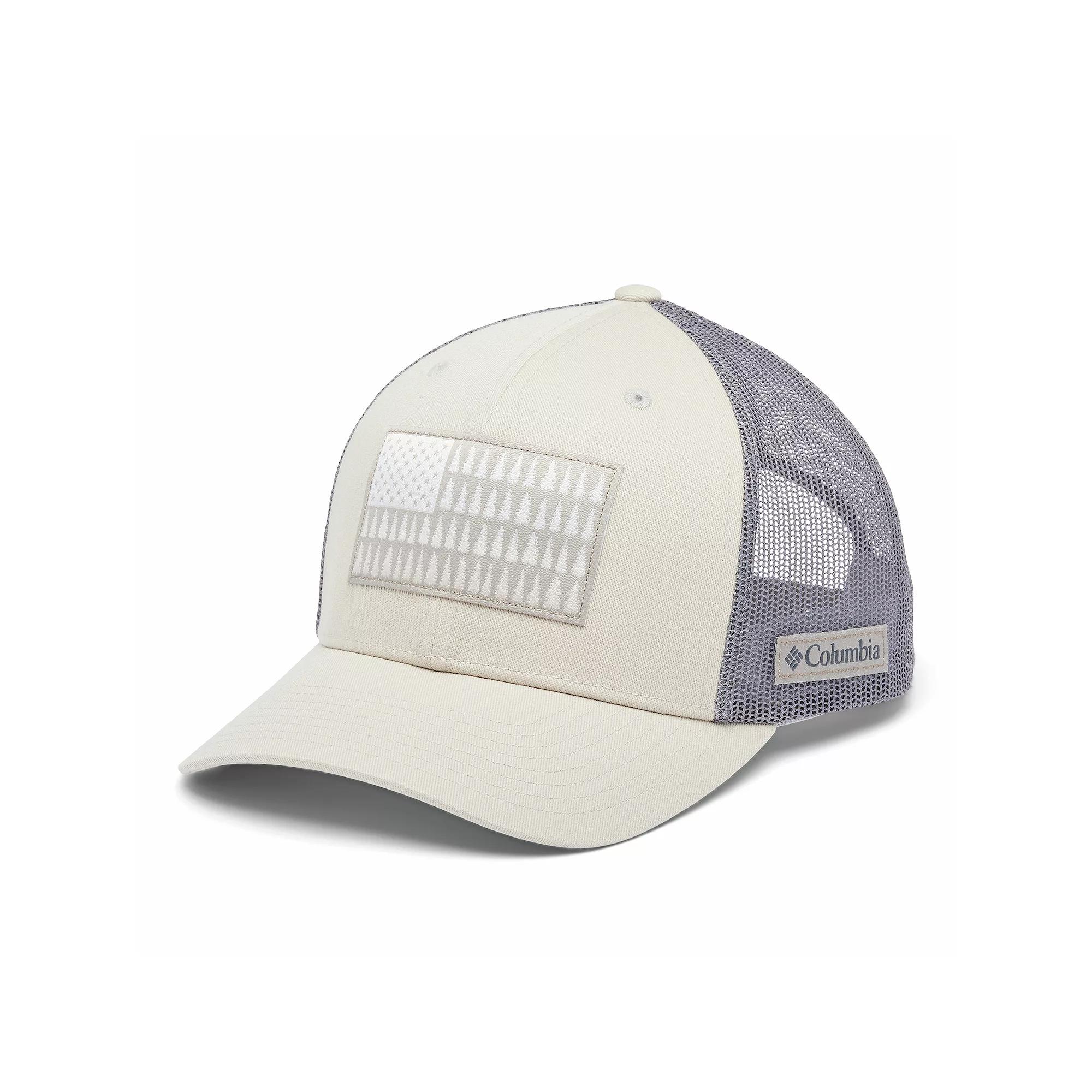 Men's Columbia Tree American Flag Mesh Snapback Cap, Flint Gray Product Image