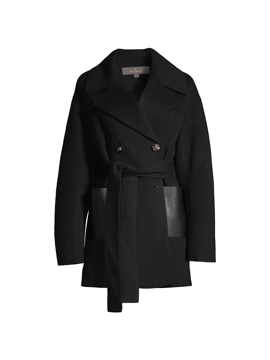 Womens Raquel Wool-Camel Wrap Coat Product Image