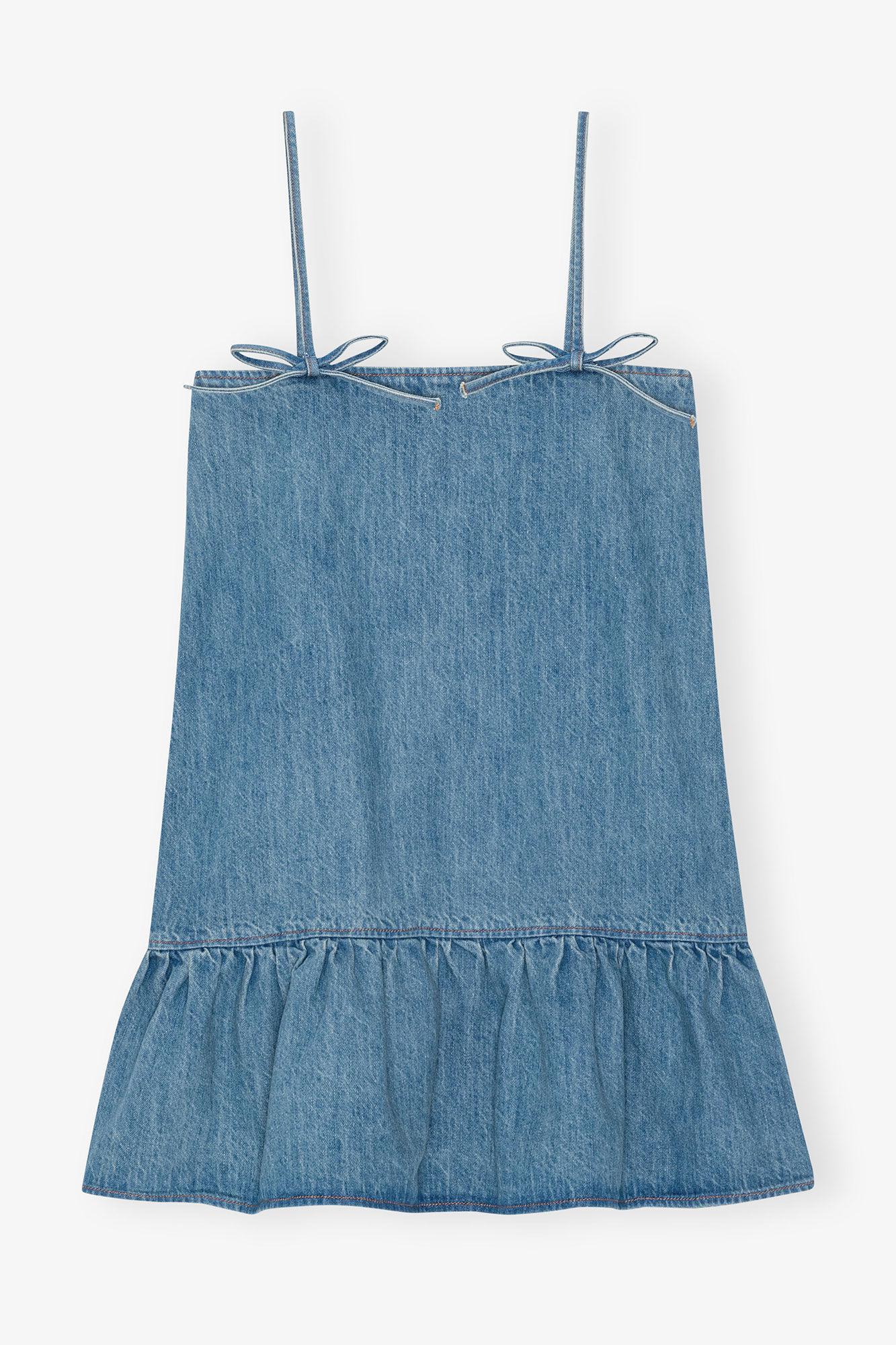 Tint Denim Mini Dress Product Image