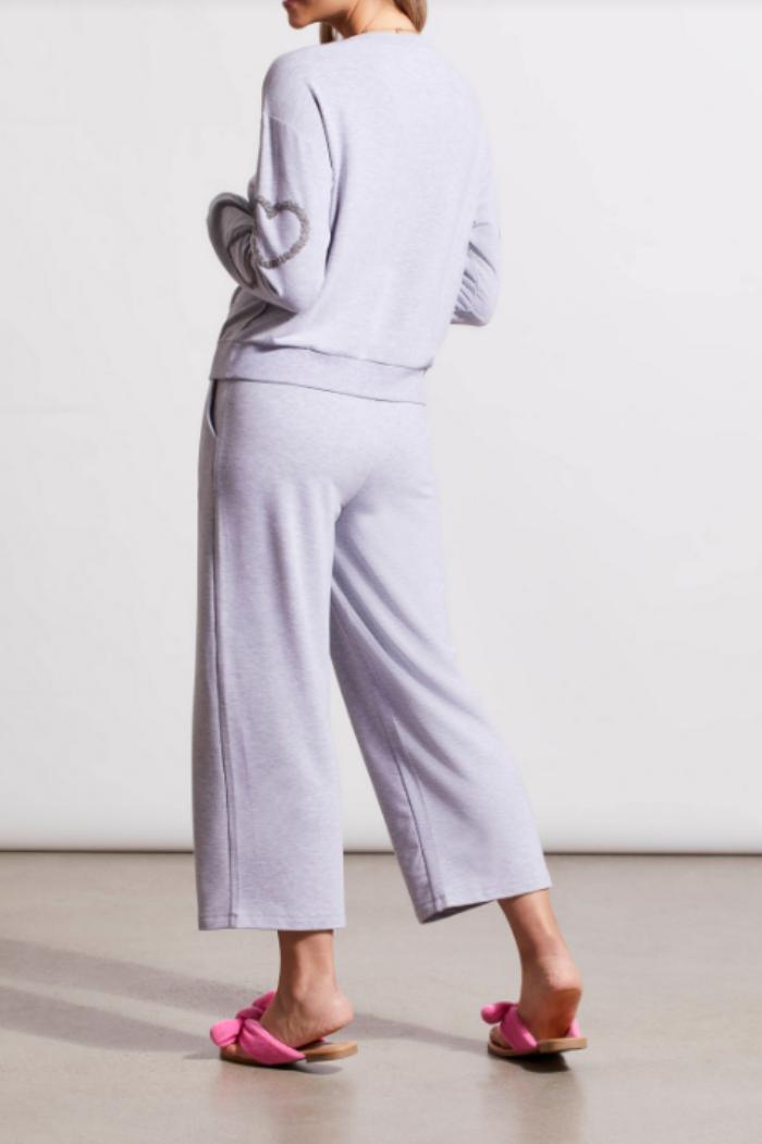 Heart Sweatshirt & Cropped Jogger Set Product Image