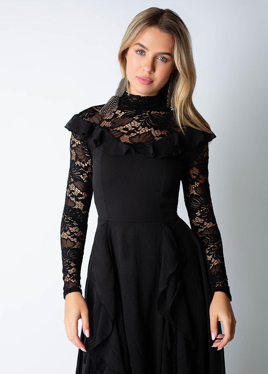 Sveta Dress in Black Female Product Image