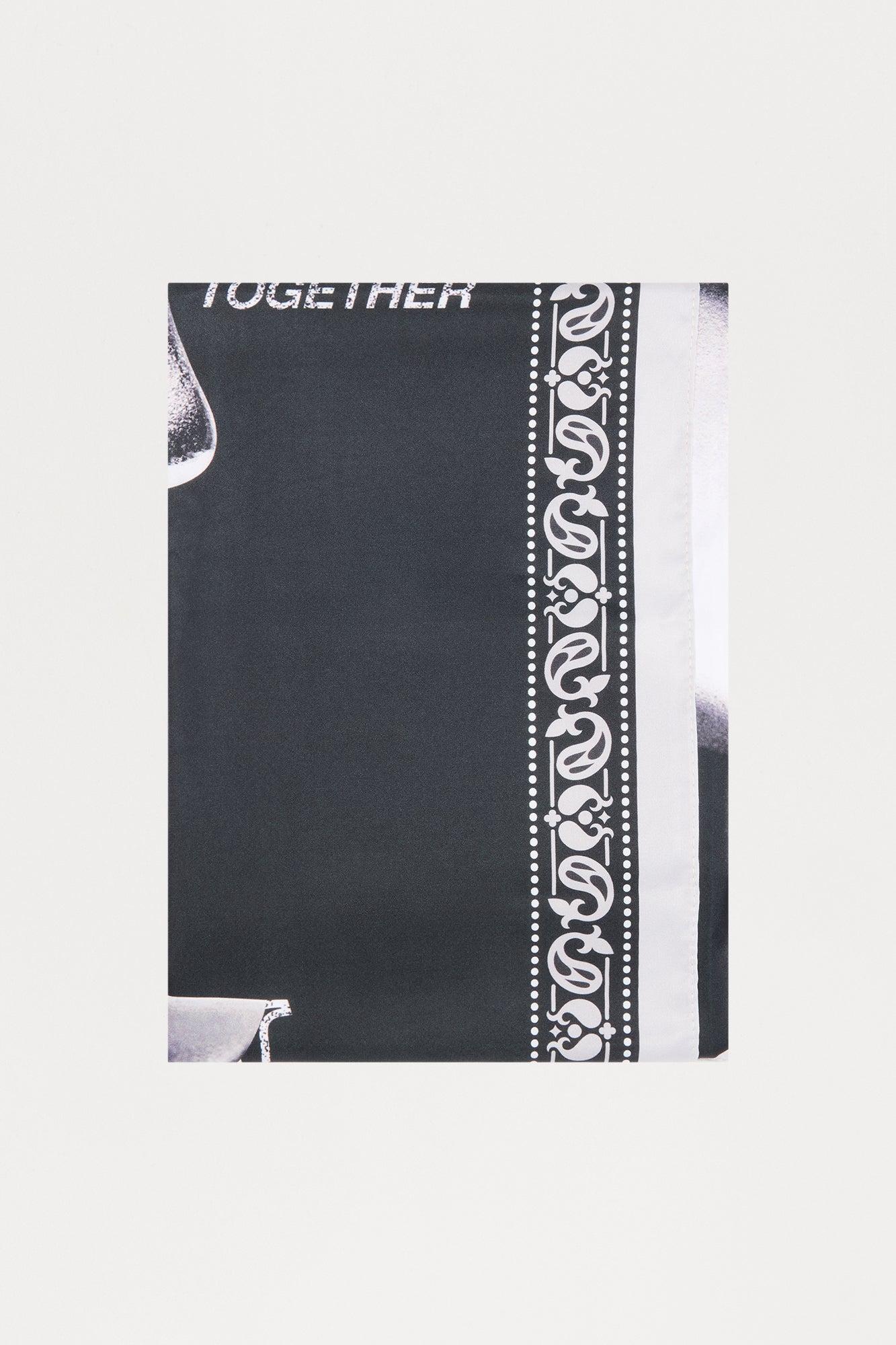 Live Large Satin Bandana - Black/combo Male Product Image