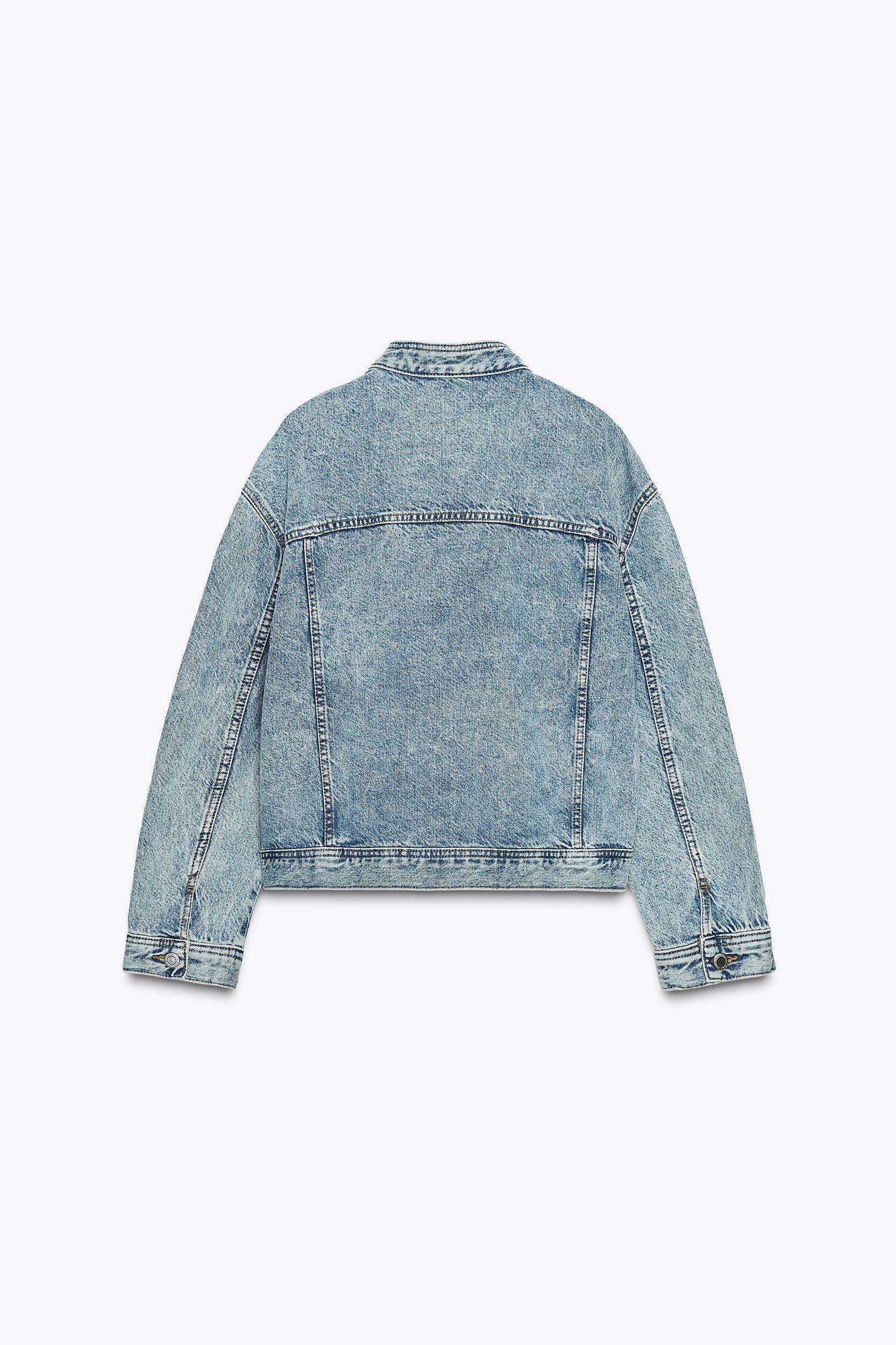 ZW COLLECTION CROSSOVER DENIM JACKET Product Image
