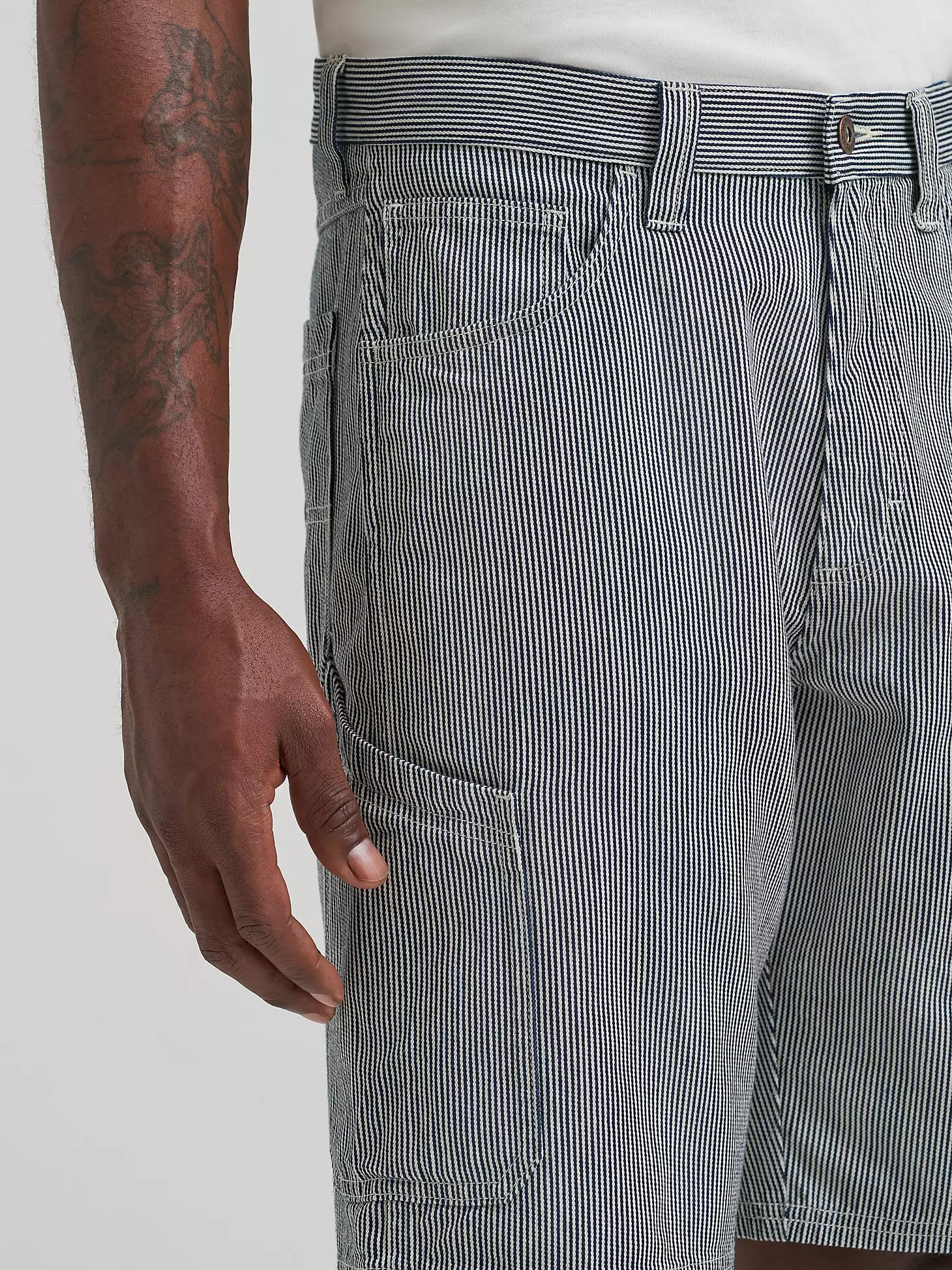 Men's Railroad Stripe Carpenter Short in Railroad Stripe Product Image