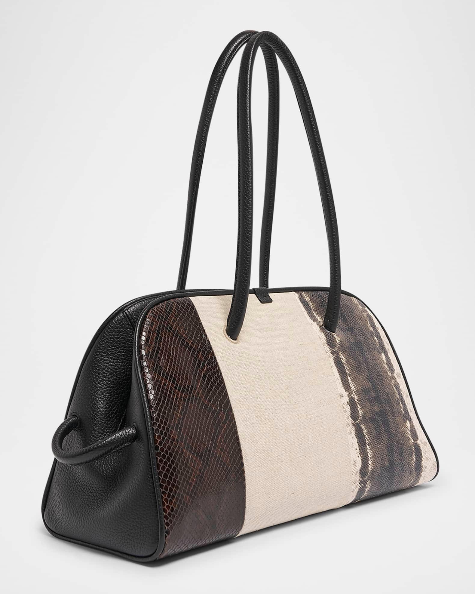 Le Turismo Snakeskin Top Handle Bowling Bag  Product Image