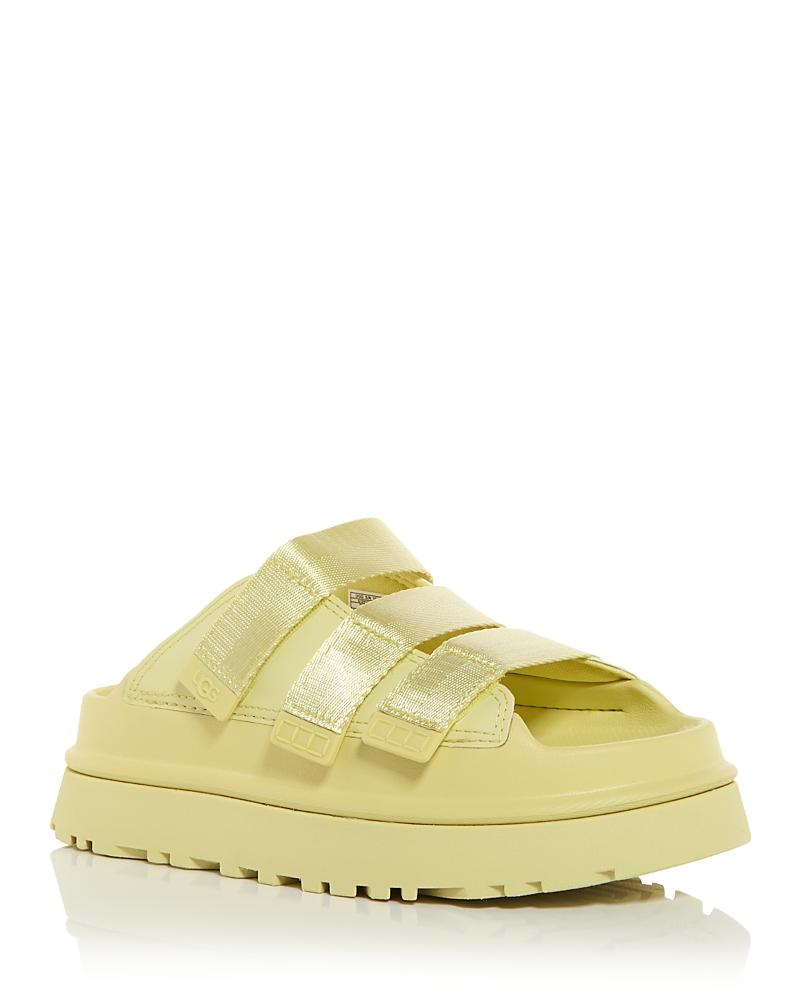 UGG Womens UGG GoldenGlow Slides - Womens Shoes Yellow/Yellow Product Image