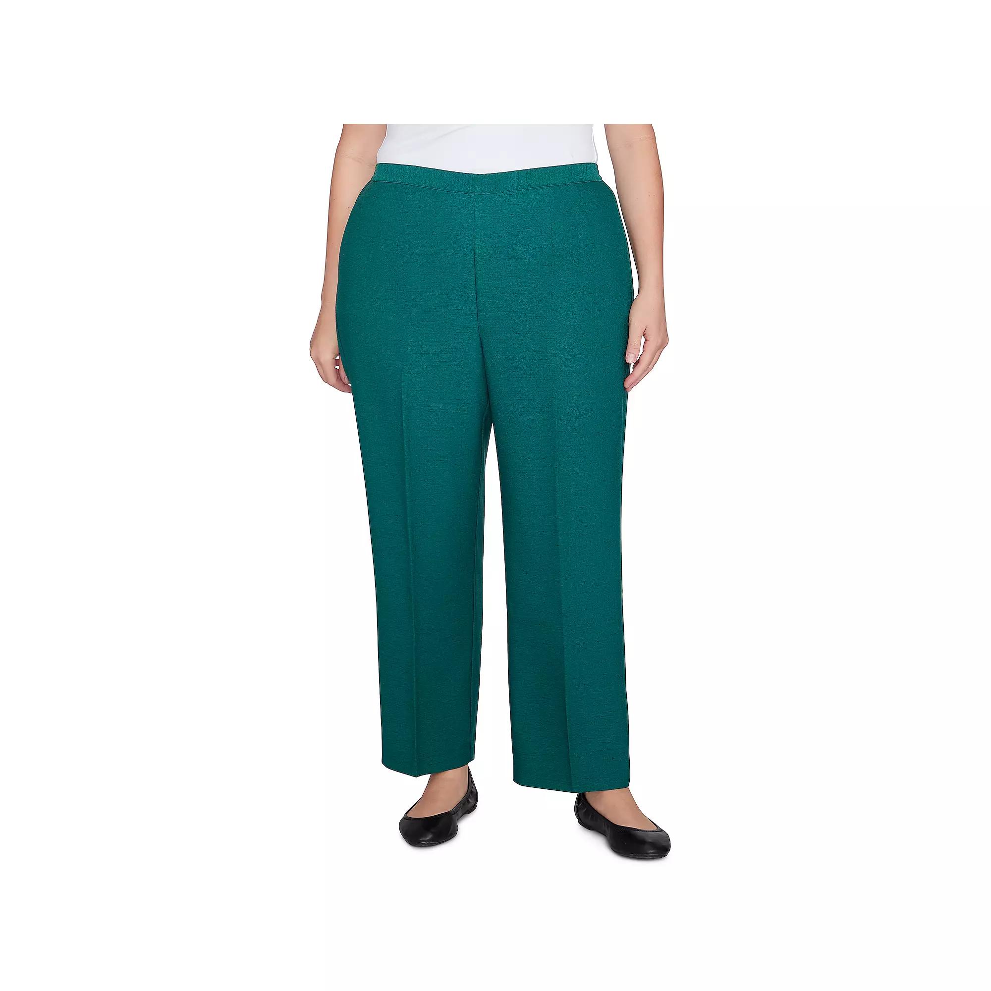 Plus Size Alfred Dunner Classic Emerald Short Pants, Women's, Size: 16W Short, Green Product Image