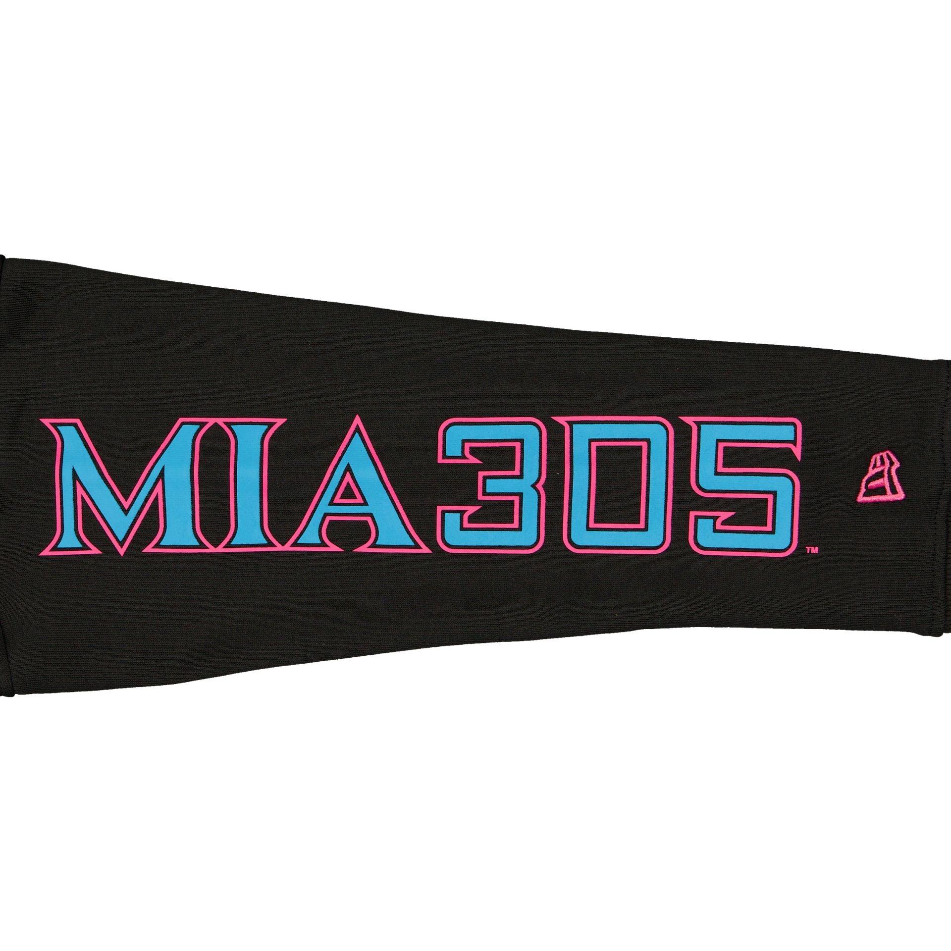 Miami Marlins City Connect Women's Black Hoodie Female Product Image