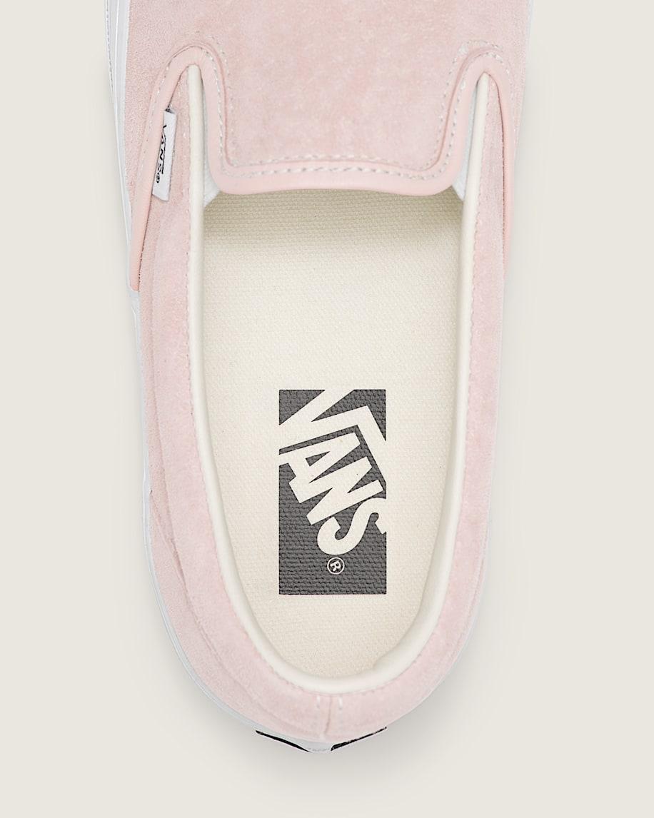 Premium Classic Slip-On Suede Shoe in Sepia Rose Pink| Vans US Product Image