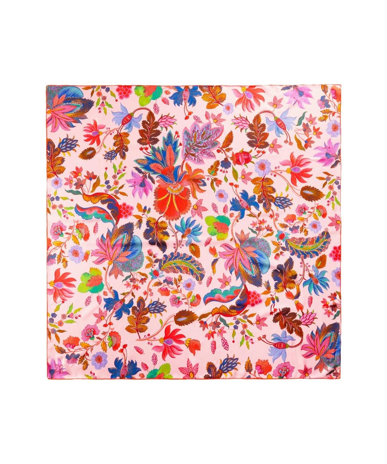 Silk scarf with floral print Product Image