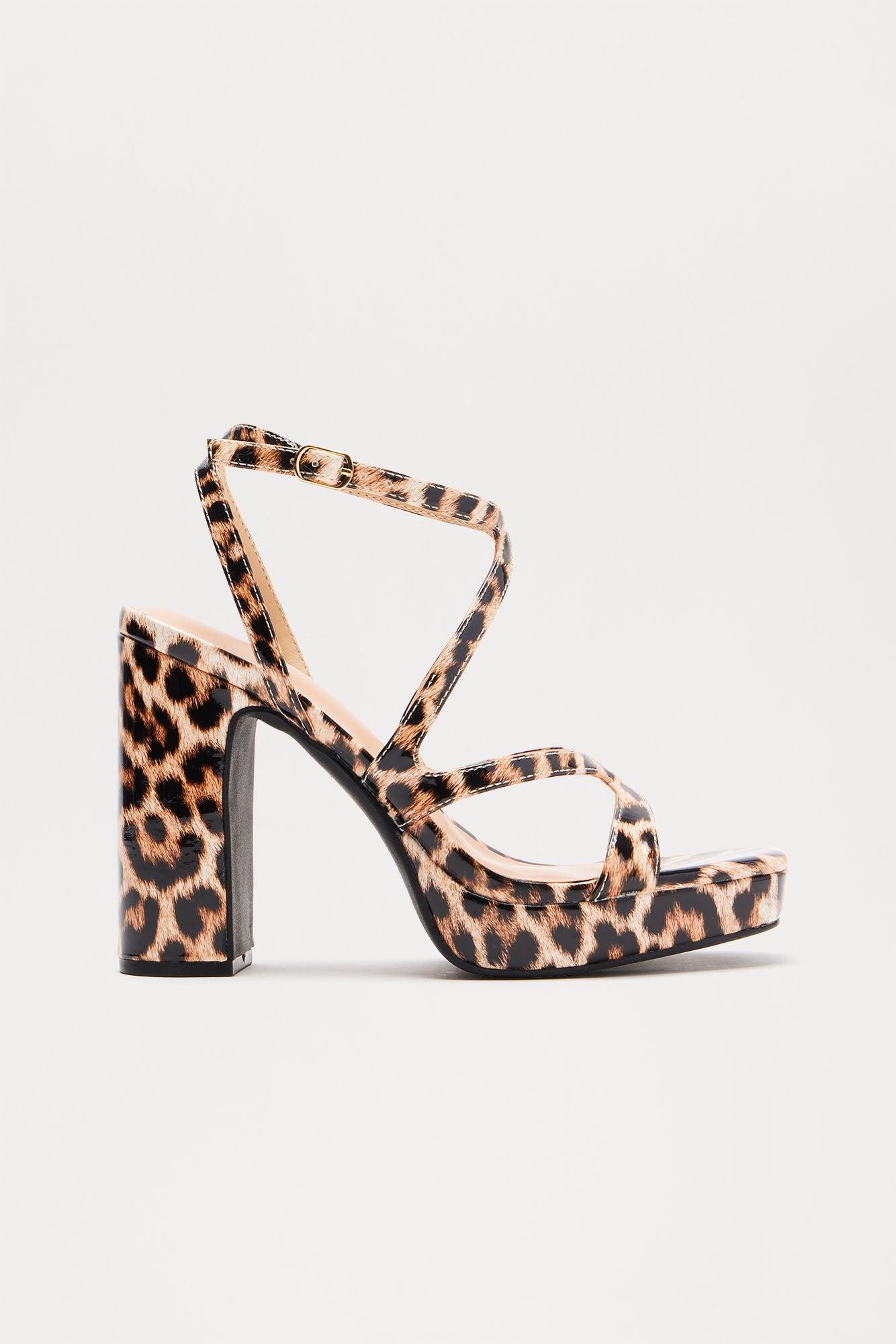 Sonder Platform Heels - Leopard Product Image